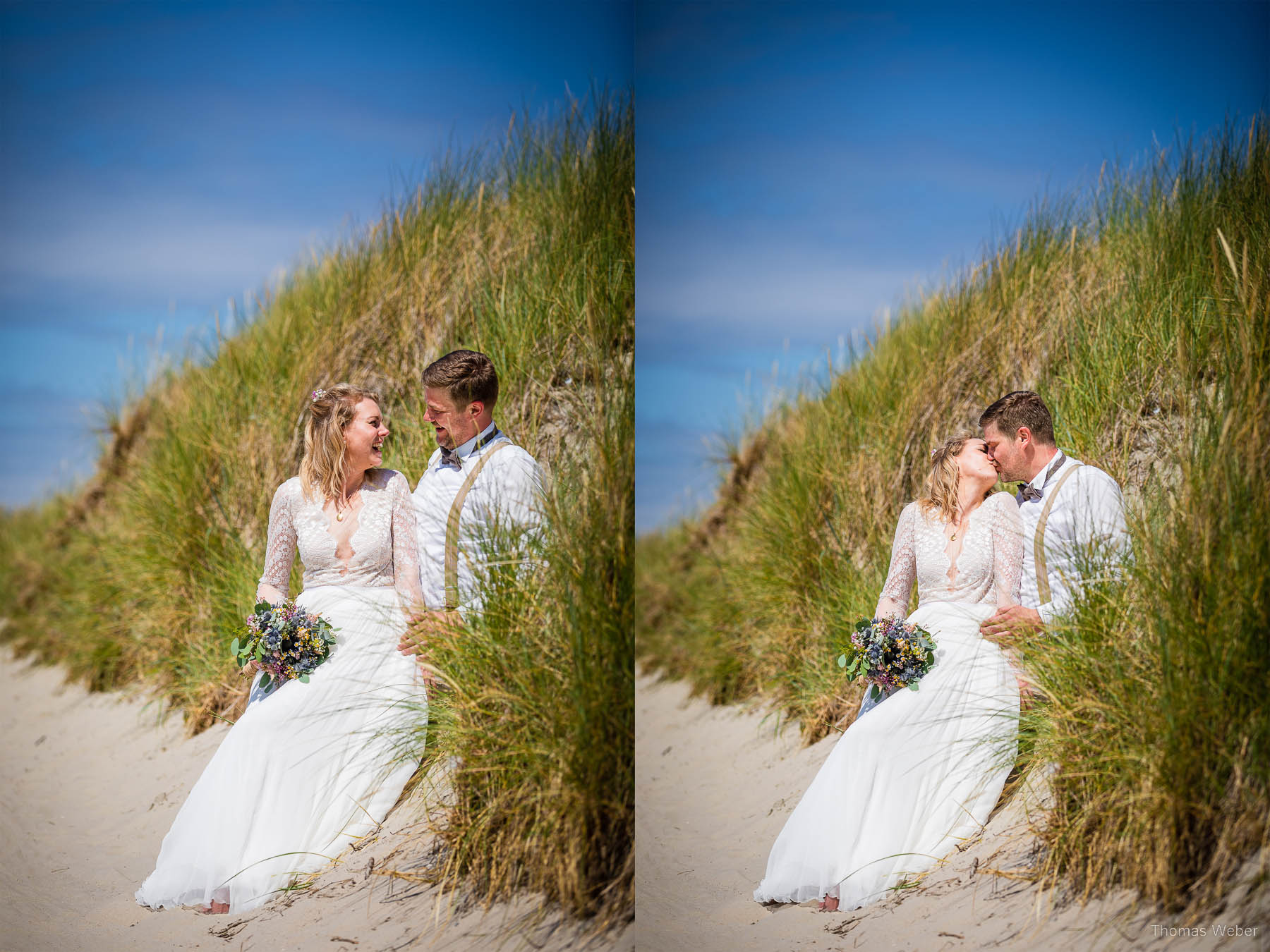 Hochzeit auf Norderney, Trauung im Badekarren, Hochzeitsfotograf Thomas Weber