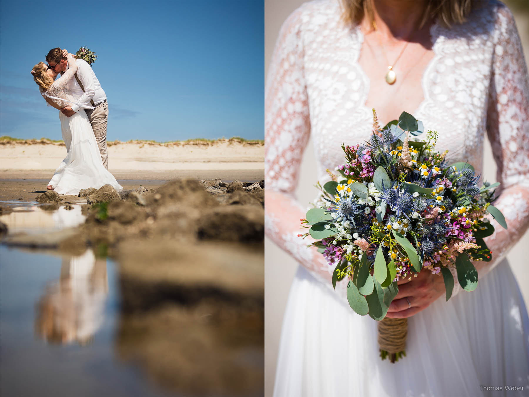 Hochzeit auf Norderney, Trauung im Badekarren, Hochzeitsfotograf Thomas Weber