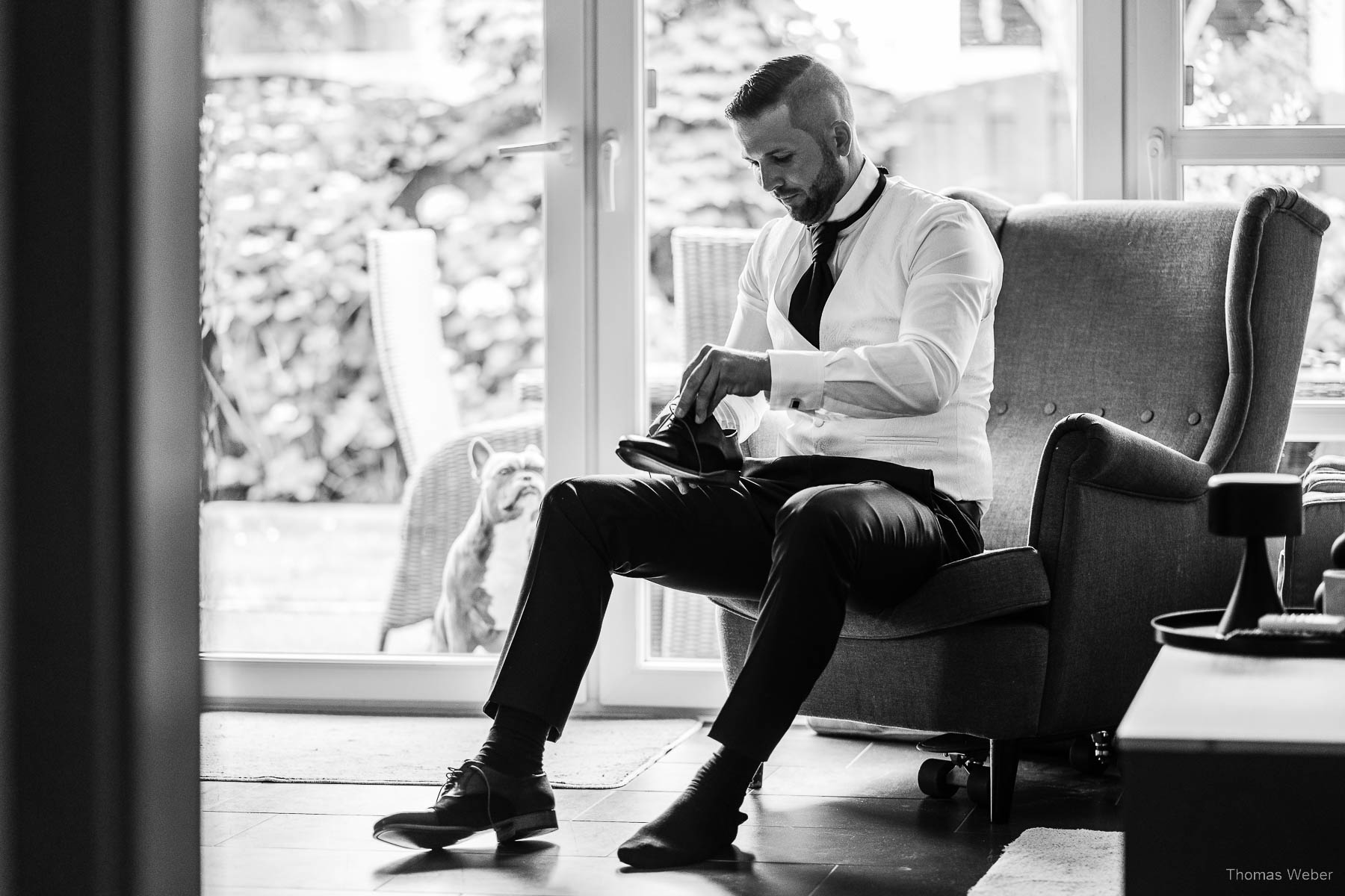 Getting-Ready zur Hochzeit in Hooksiel, Hochzeitsfotograf Thomas Weber aus Oldenburg