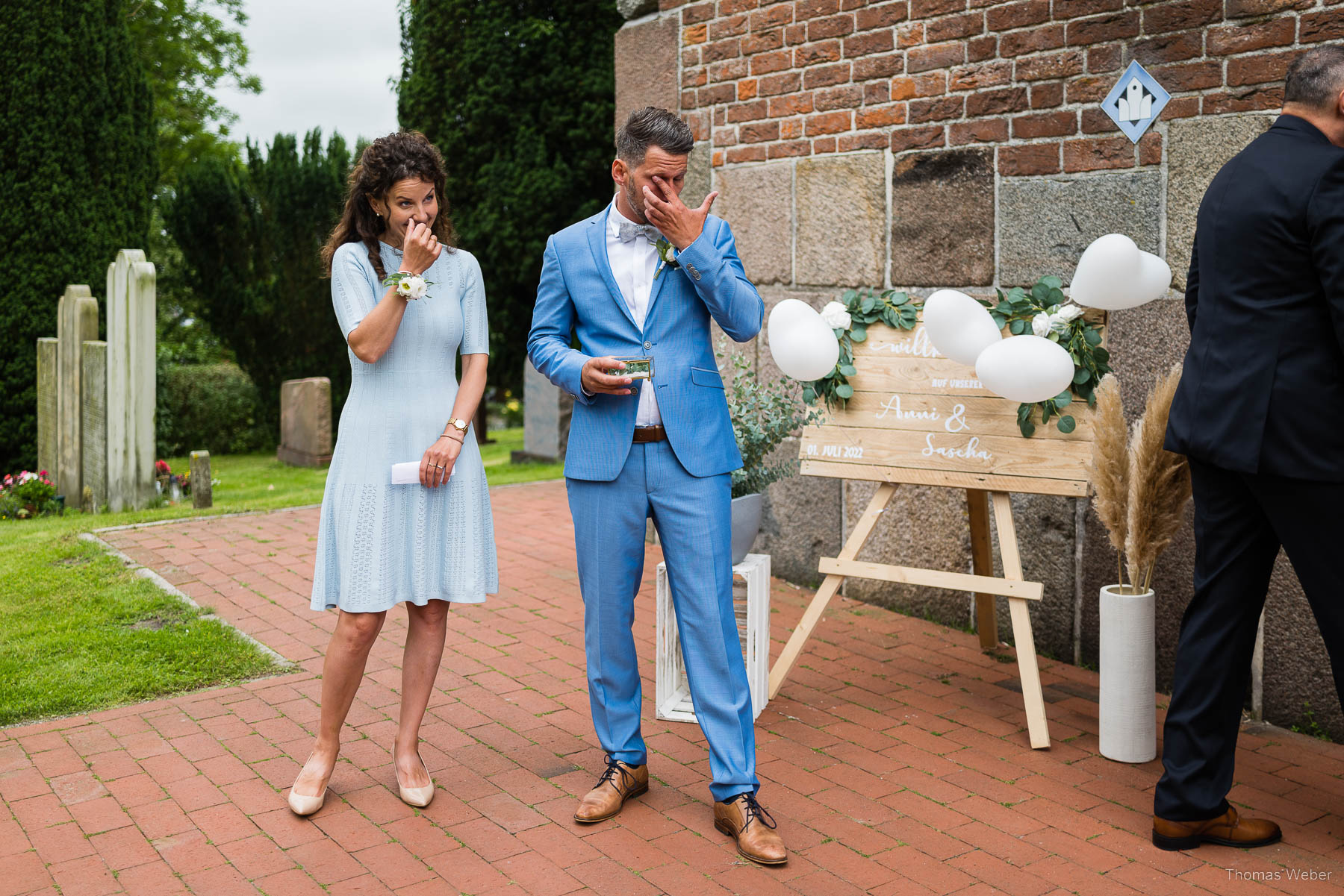 Kirchliche Trauung in Hooksiel, Hochzeitsfotograf Oldenburg