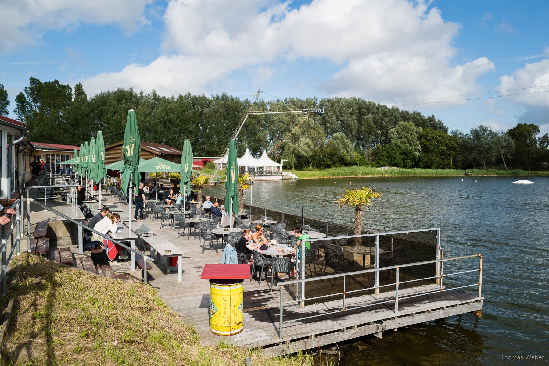 Hochzeitsempfang an den Hooksieler Skiterrassen, Hochzeitsfotograf Thomas Weber aus Oldenburg