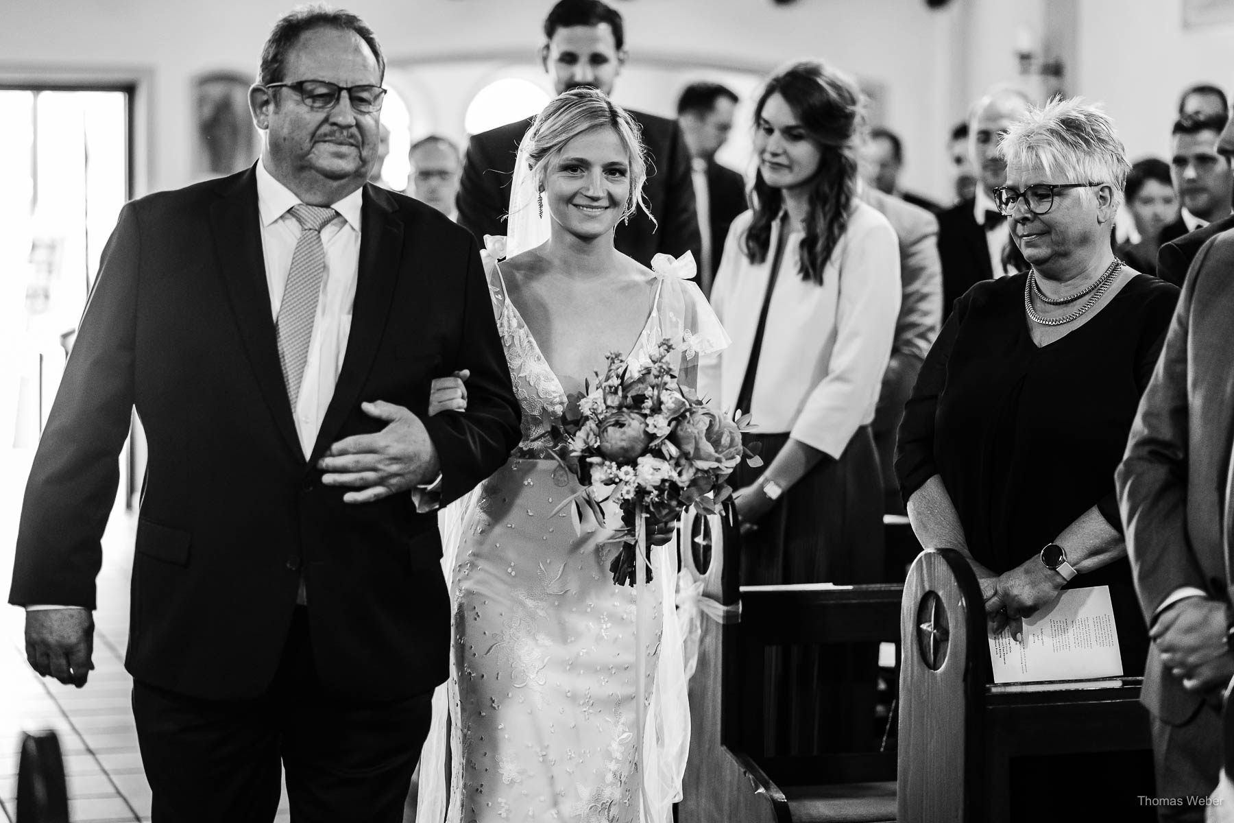 Kirchliche Hochzeit in Rastede, Hochzeitsfotograf Thomas Weber aus Rastede