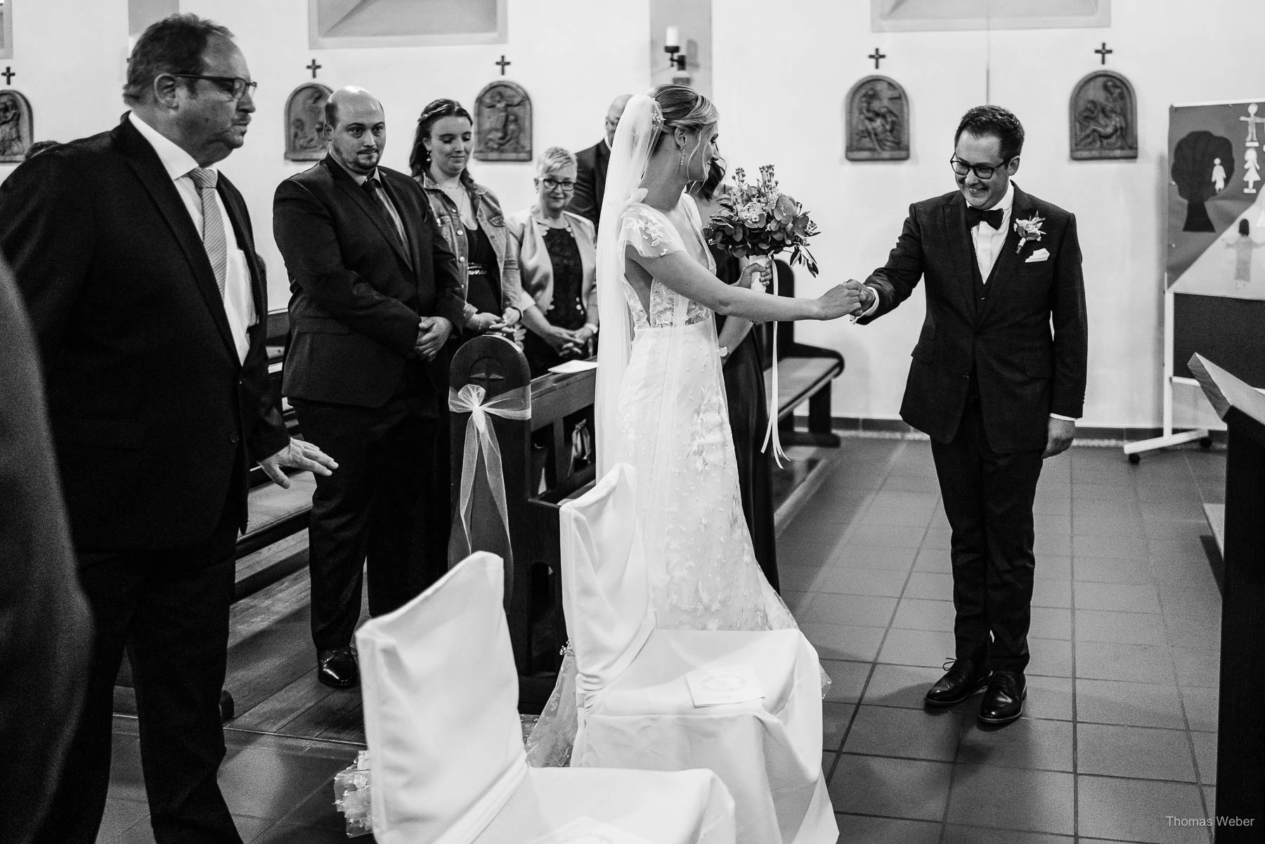 Kirchliche Hochzeit in Rastede, Hochzeitsfotograf Thomas Weber aus Rastede