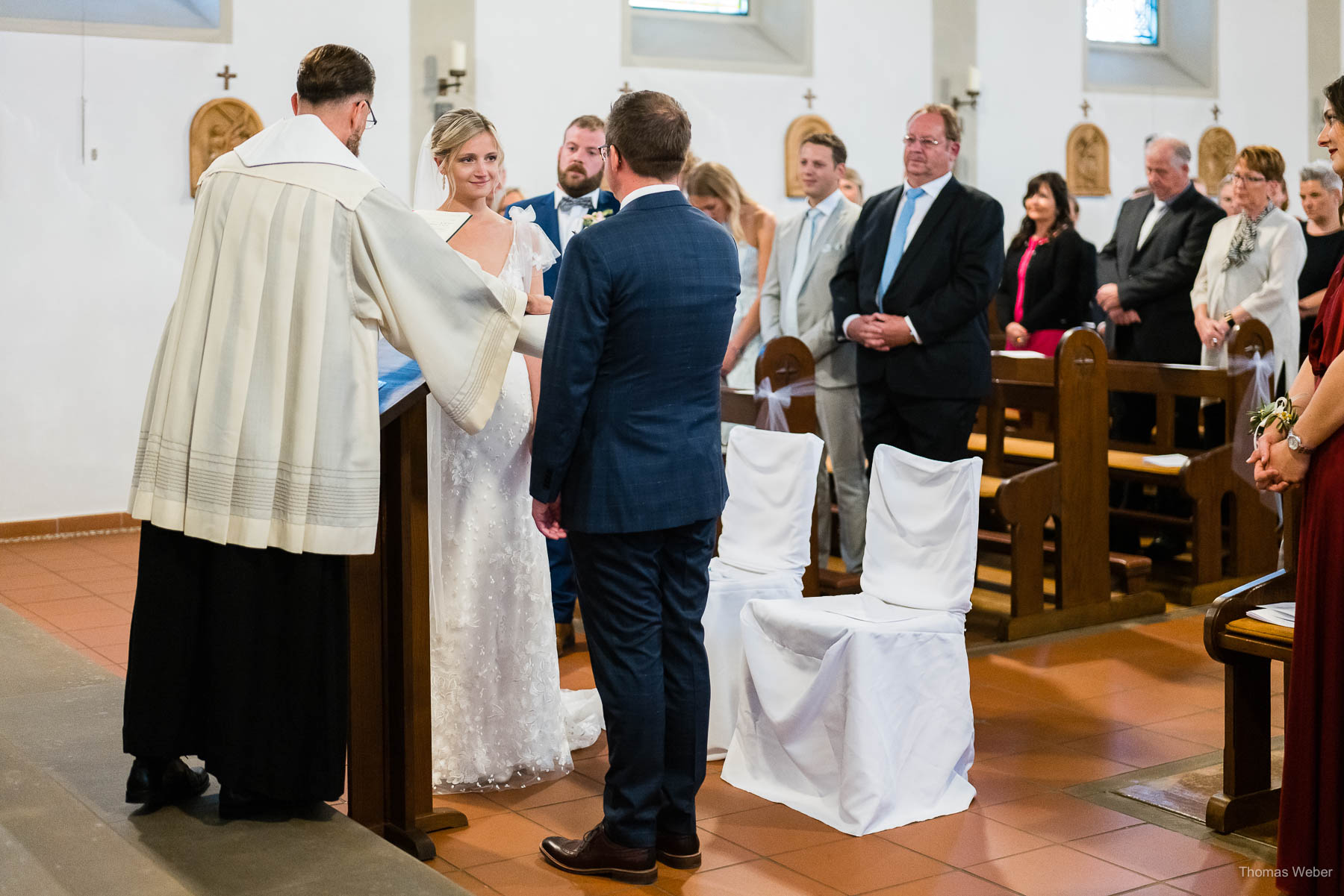 Kirchliche Hochzeit in Rastede, Hochzeitsfotograf Thomas Weber aus Rastede