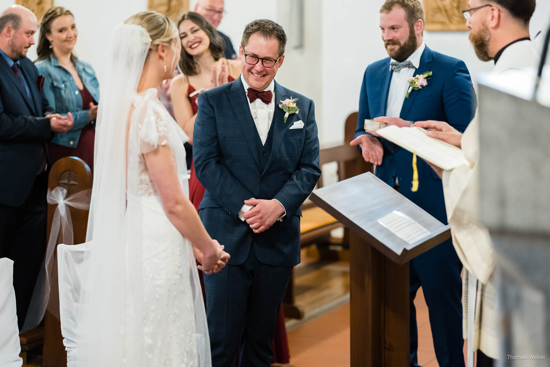 Kirchliche Hochzeit in Rastede, Hochzeitsfotograf Thomas Weber aus Rastede