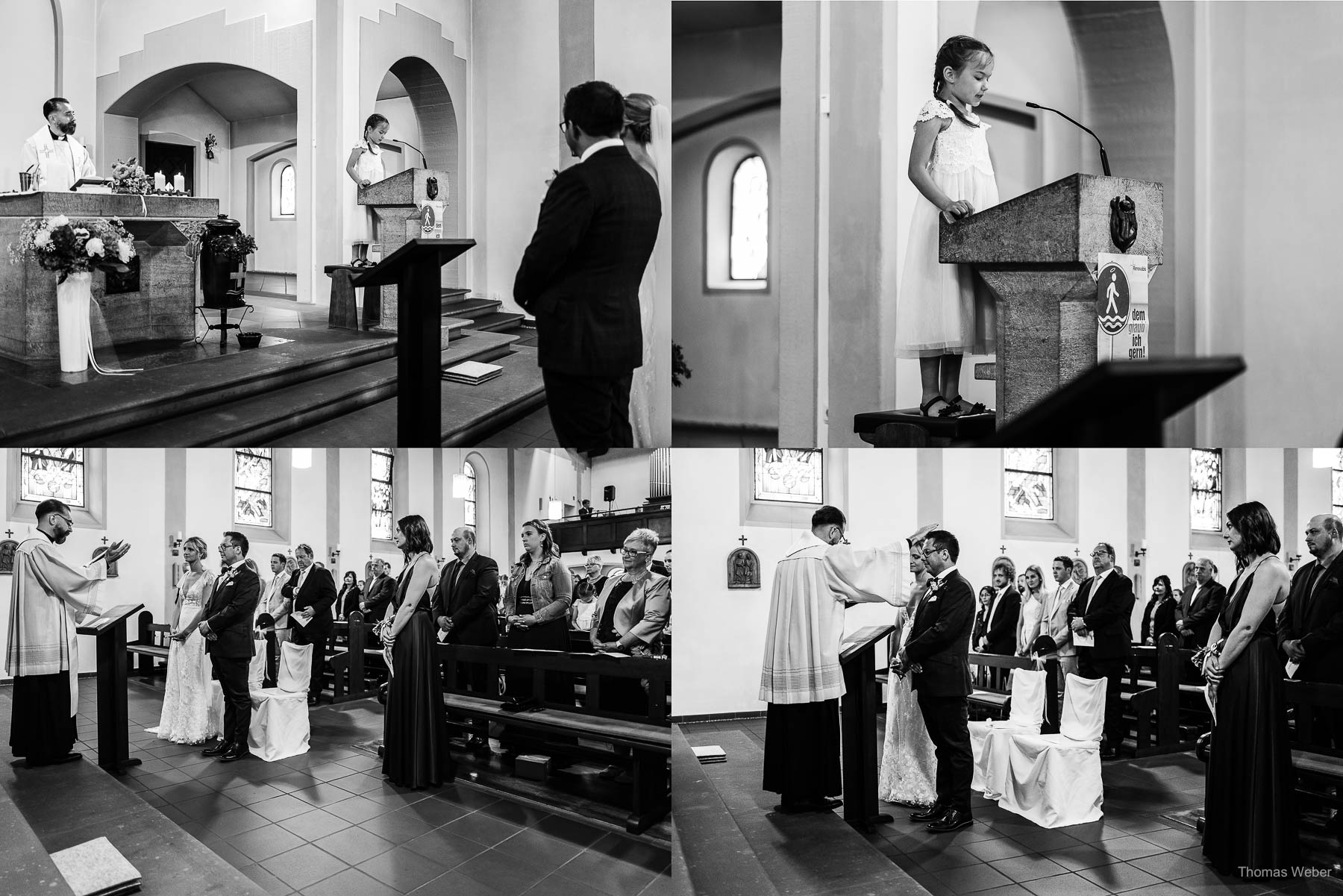 Kirchliche Hochzeit in Rastede, Hochzeitsfotograf Thomas Weber aus Rastede