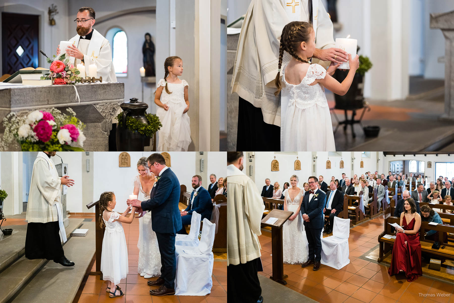 Kirchliche Hochzeit in Rastede, Hochzeitsfotograf Thomas Weber aus Rastede