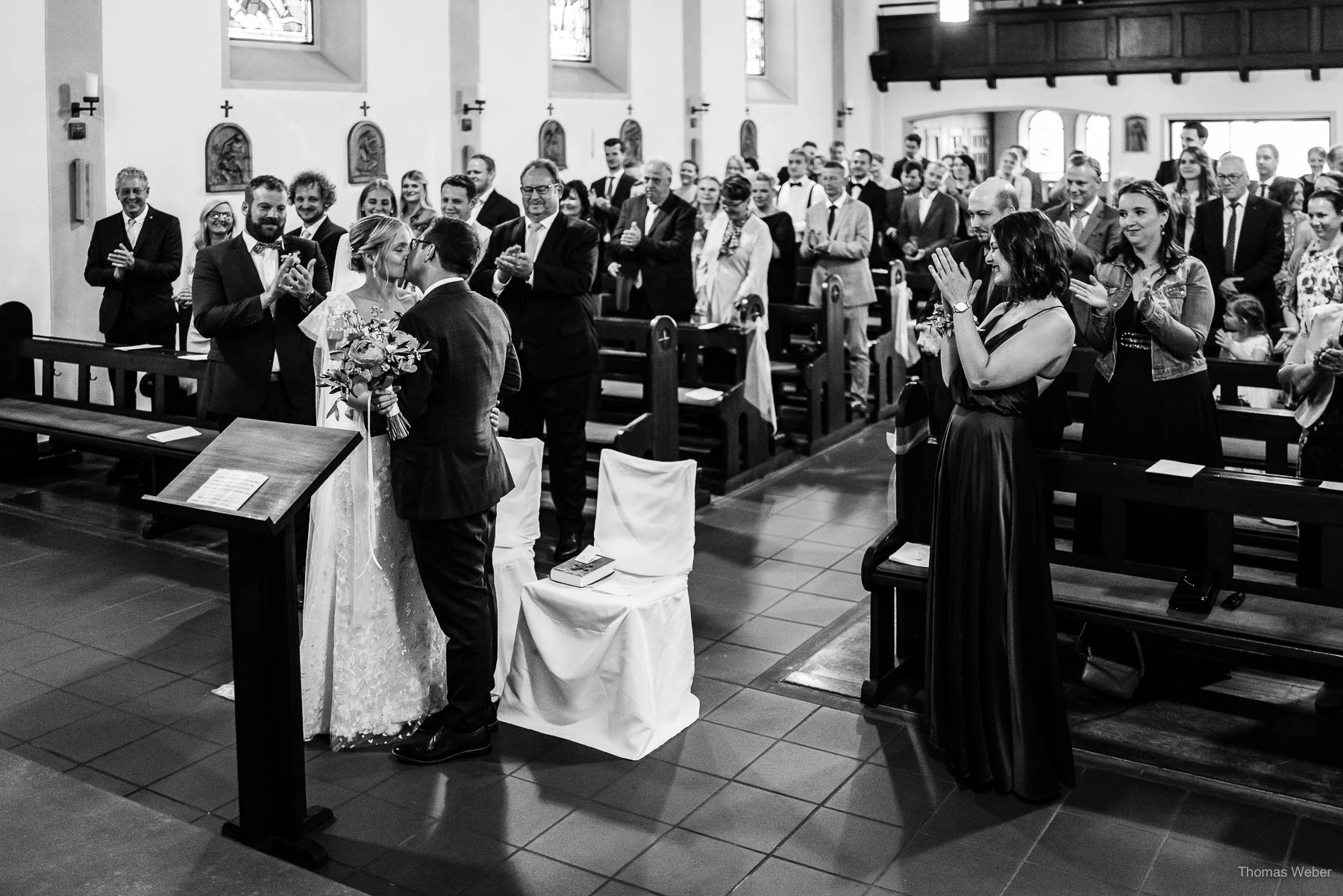 Kirchliche Hochzeit in Rastede, Hochzeitsfotograf Thomas Weber aus Rastede