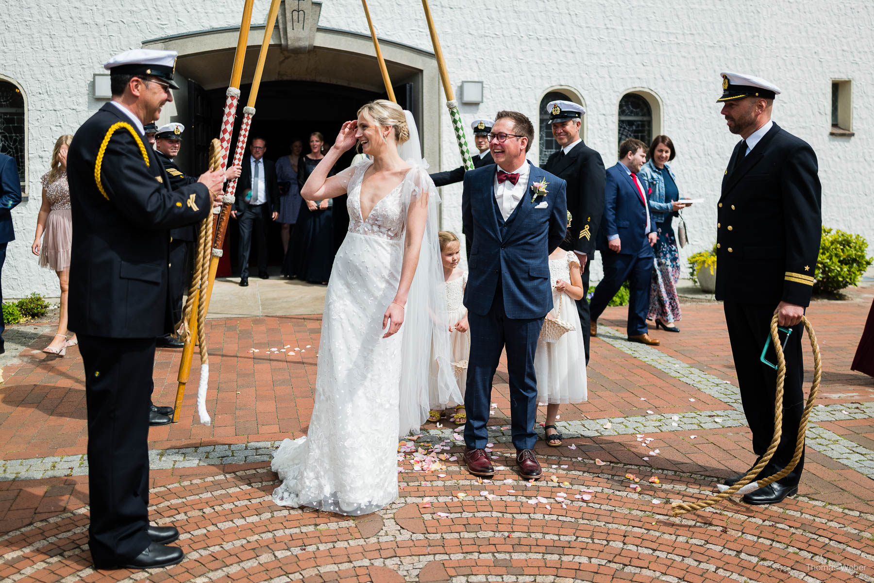 Hochzeitsempfang nach der kirchlichen Trauung in Rastede, Thomas Weber, Hochzeitsfotograf