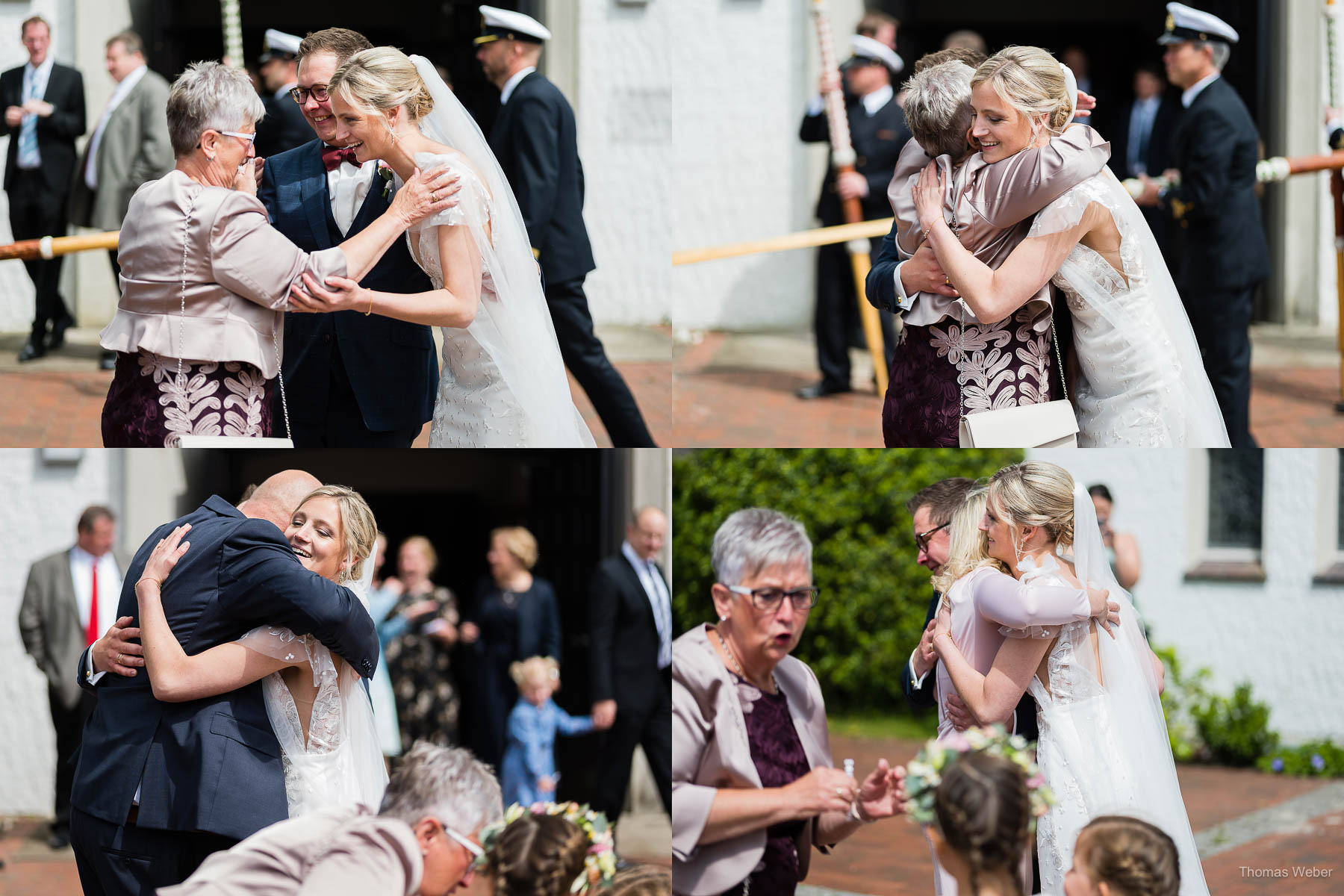 Hochzeitsempfang nach der kirchlichen Trauung in Rastede, Thomas Weber, Hochzeitsfotograf