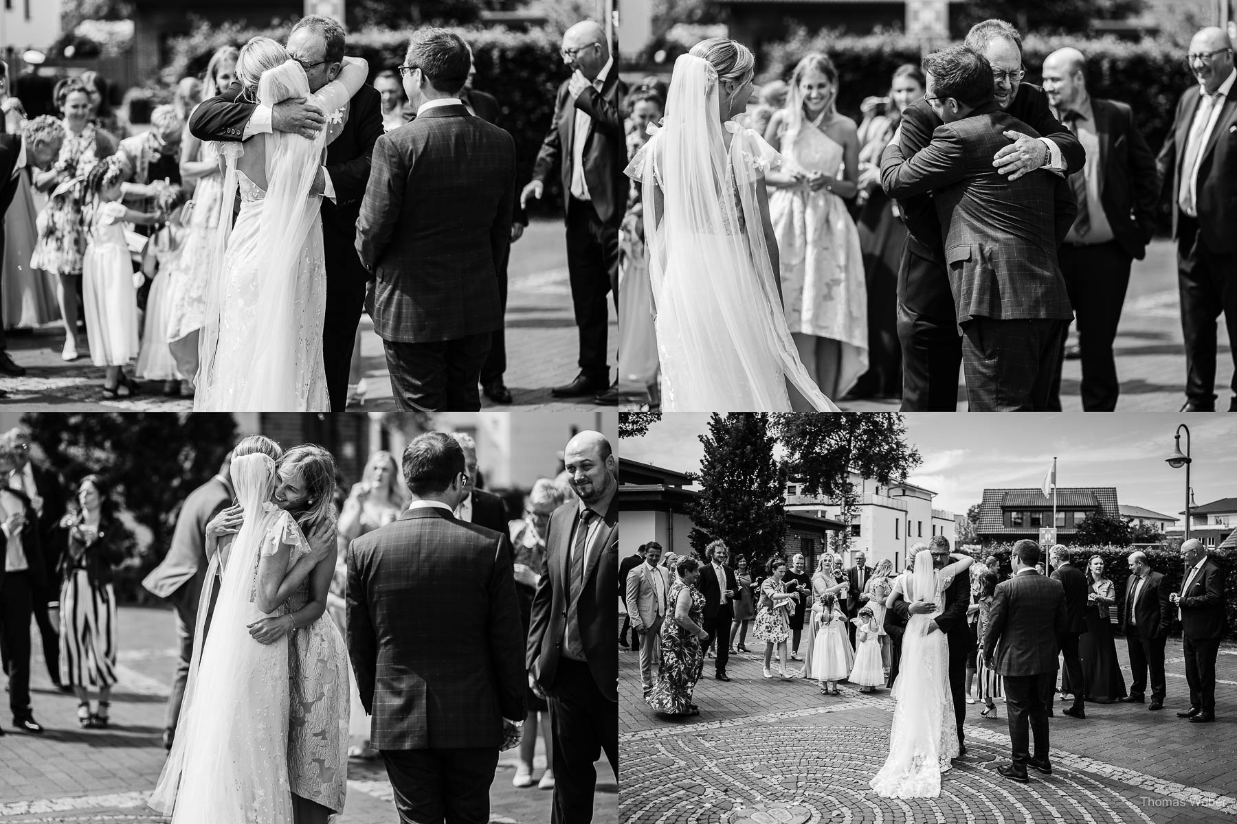 Hochzeitsempfang nach der kirchlichen Trauung in Rastede, Thomas Weber, Hochzeitsfotograf