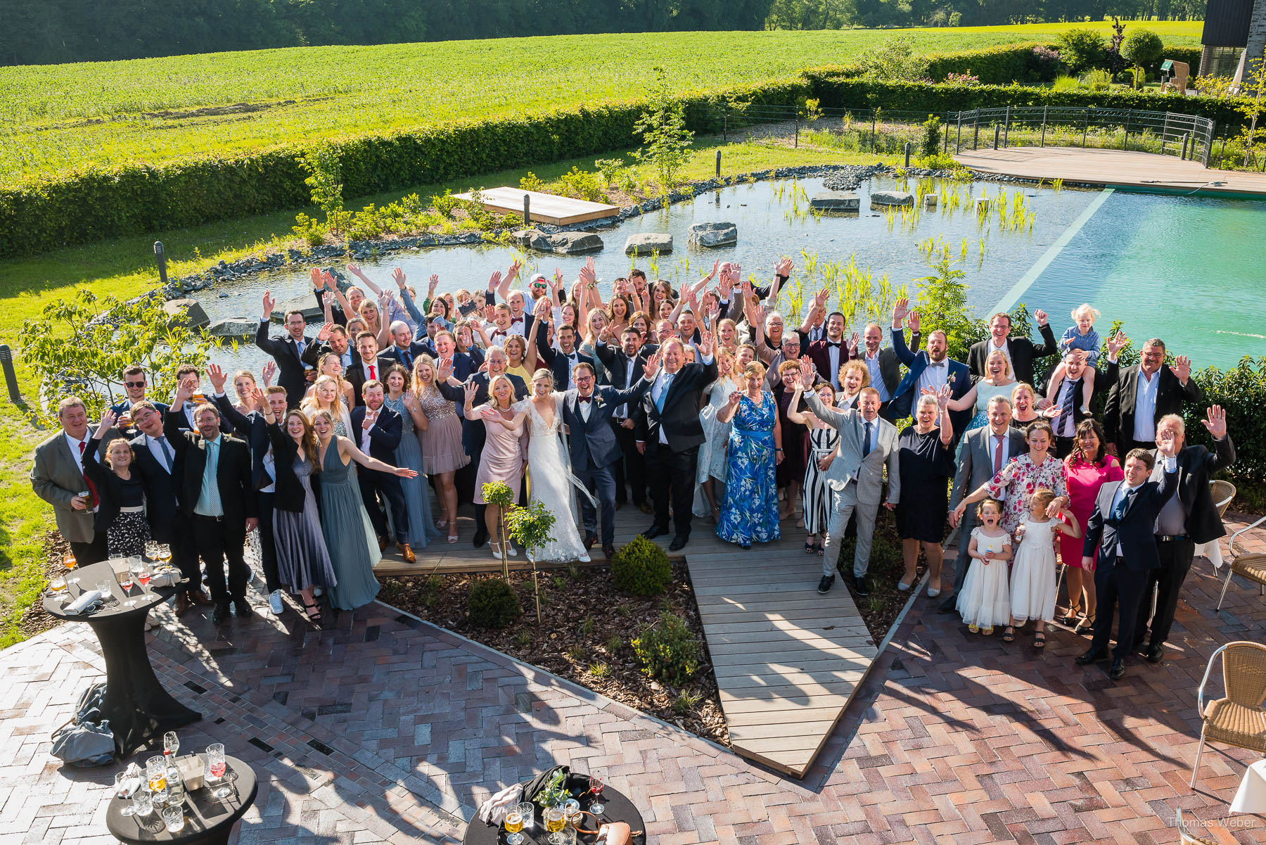 Hochzeitsempfang an der Meyerei Rastede am Zollhaus Rastede, Hochzeitsfotograf Thomas Weber aus Oldenburg