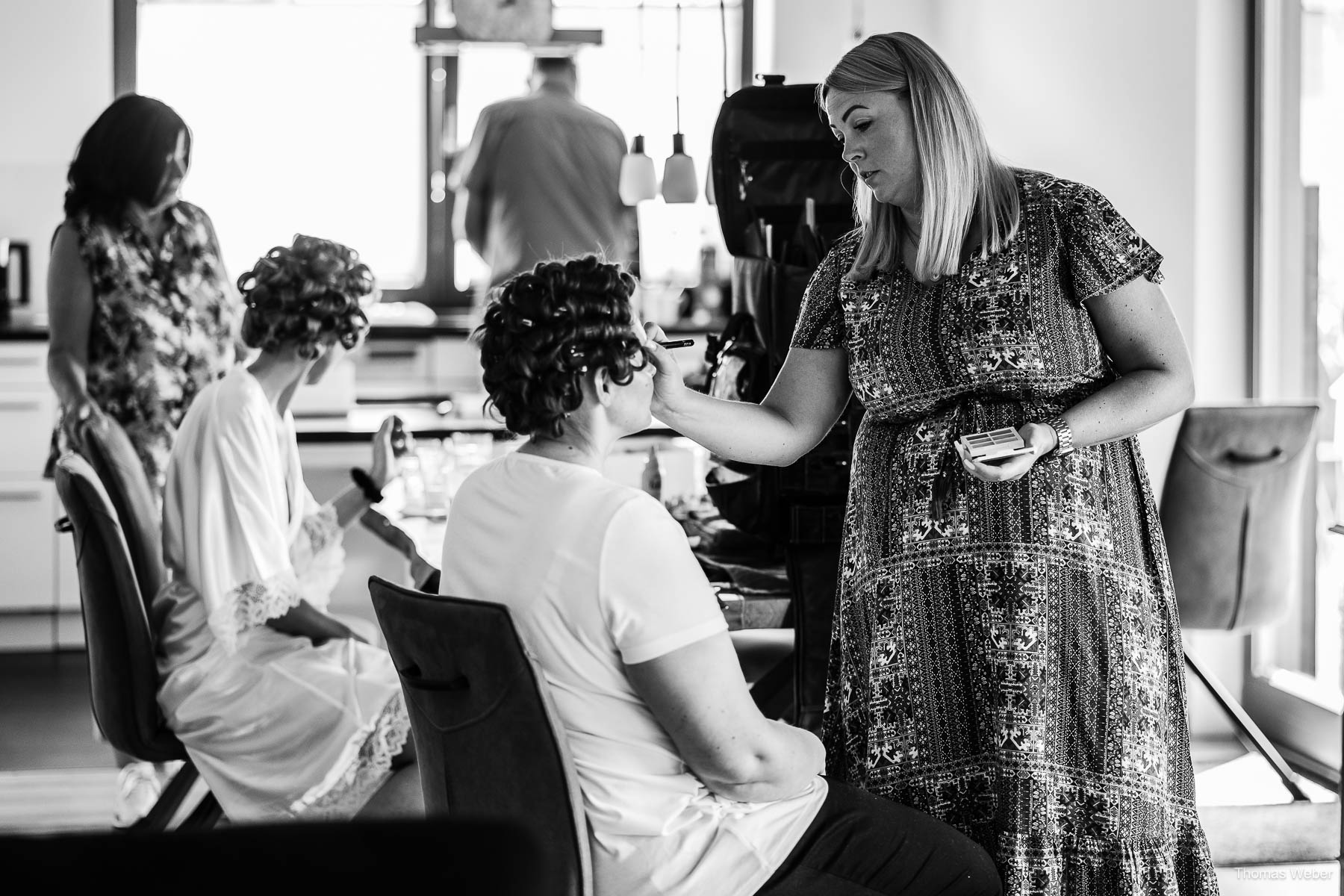 Brautstyling vor der Hochzeit, Hochzeitsfotograf Thomas Weber aus Oldenburg