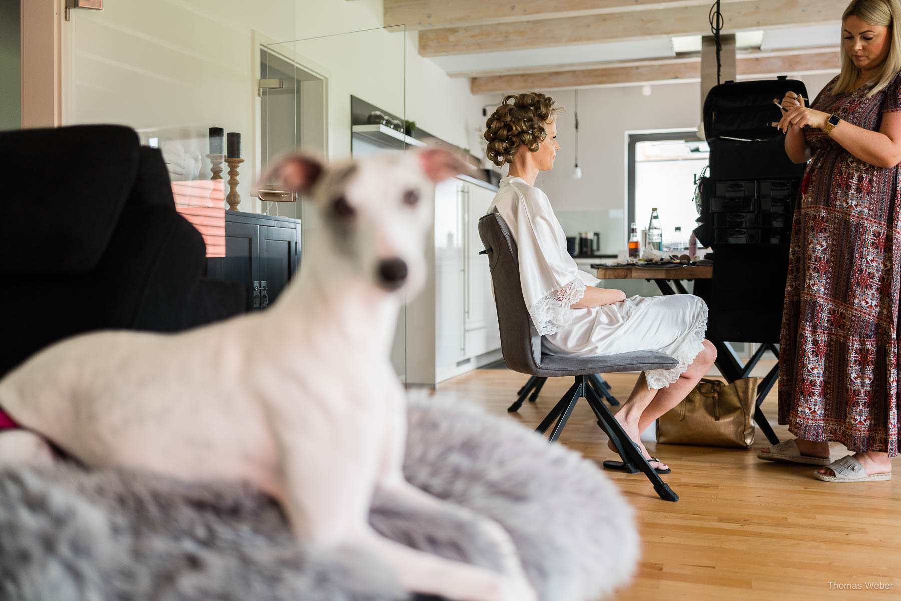 Brautstyling vor der Hochzeit, Hochzeitsfotograf Thomas Weber aus Oldenburg