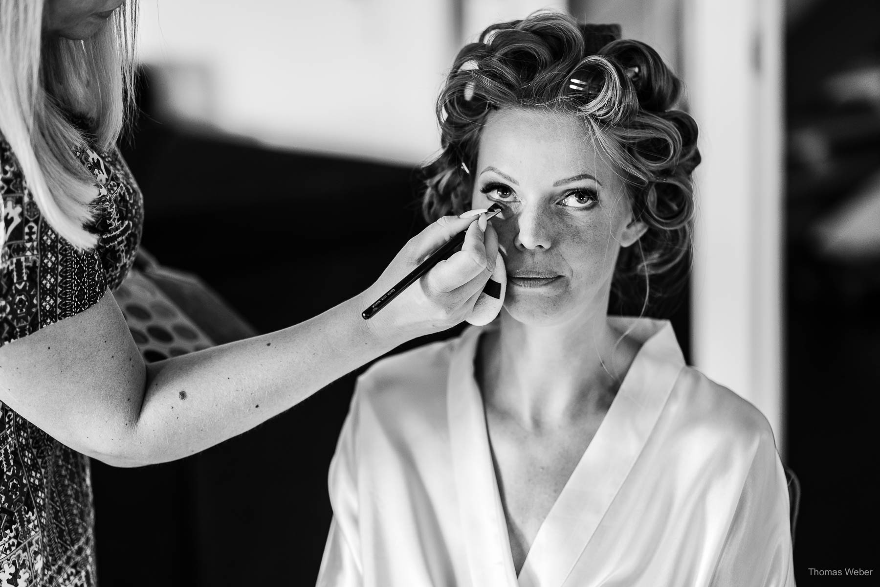 Brautstyling vor der Hochzeit, Hochzeitsfotograf Thomas Weber aus Oldenburg