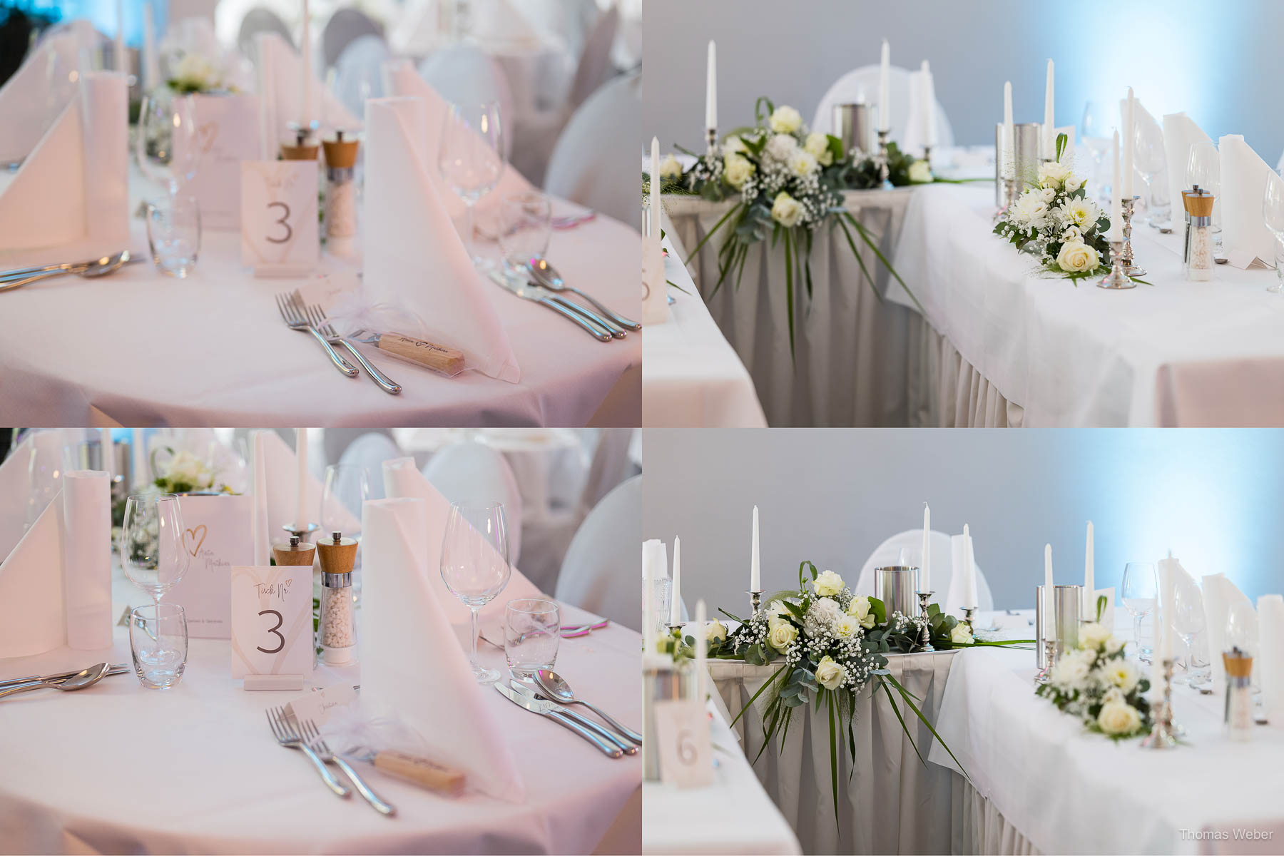 Hochzeitsessen im Landhaus Etzhorn Oldenburg, Hochzeitsfotograf Thomas Weber aus Oldenburg