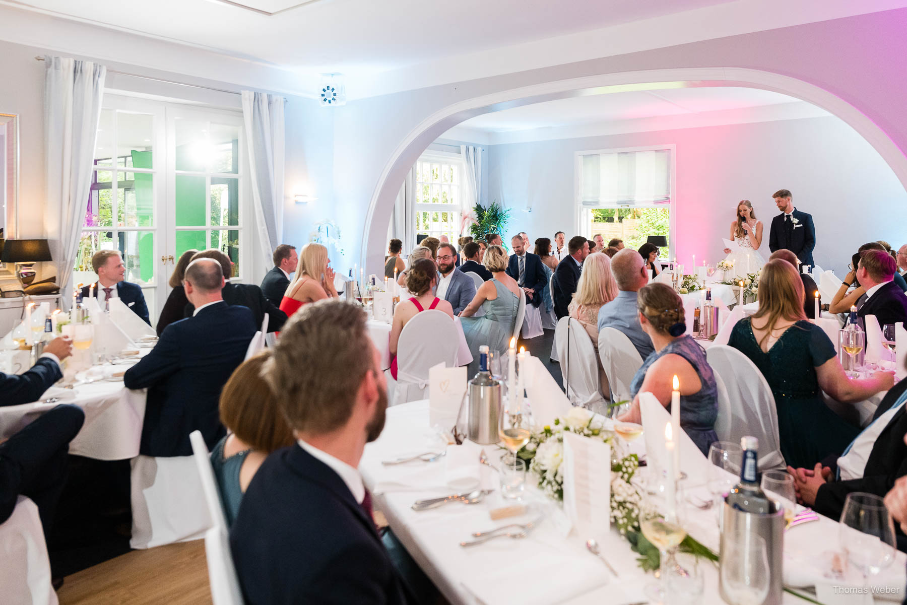 Hochzeitsessen im Landhaus Etzhorn Oldenburg, Hochzeitsfotograf Thomas Weber aus Oldenburg