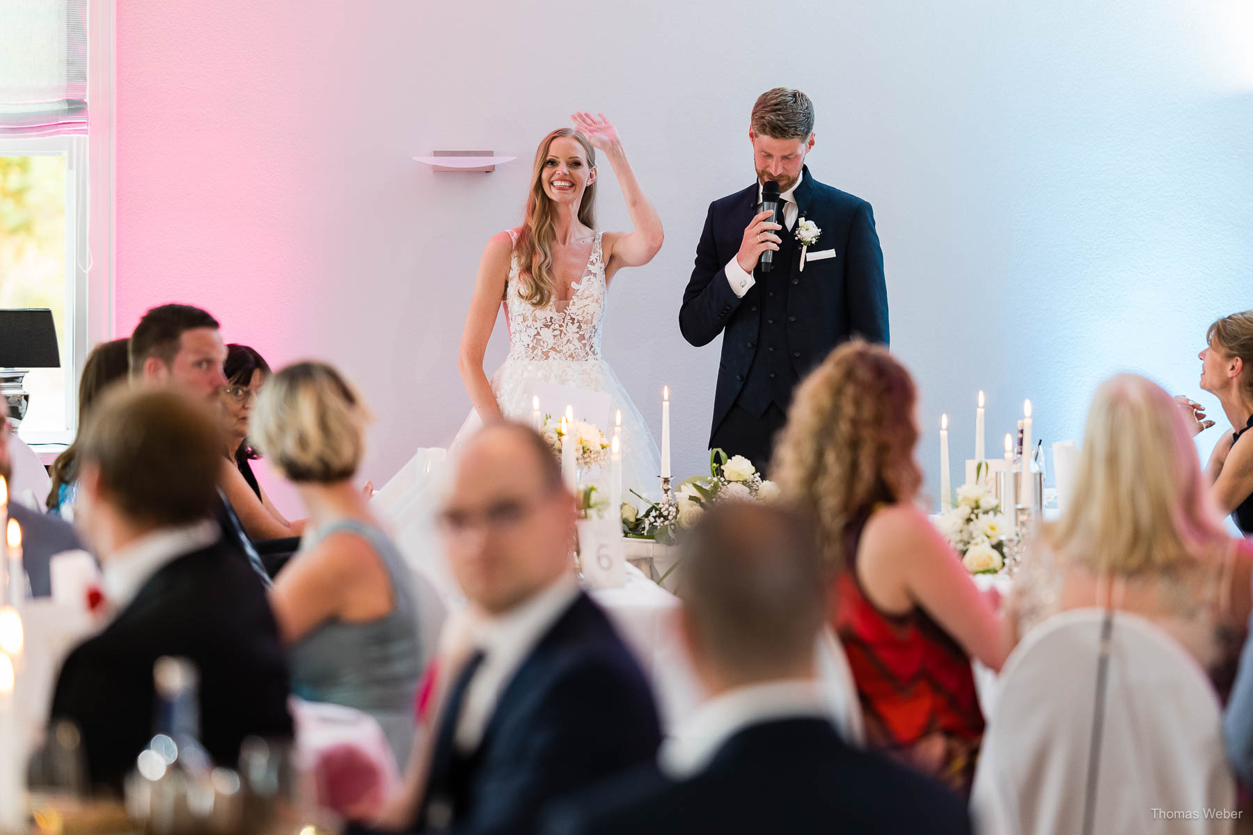 Hochzeitsessen im Landhaus Etzhorn Oldenburg, Hochzeitsfotograf Thomas Weber aus Oldenburg