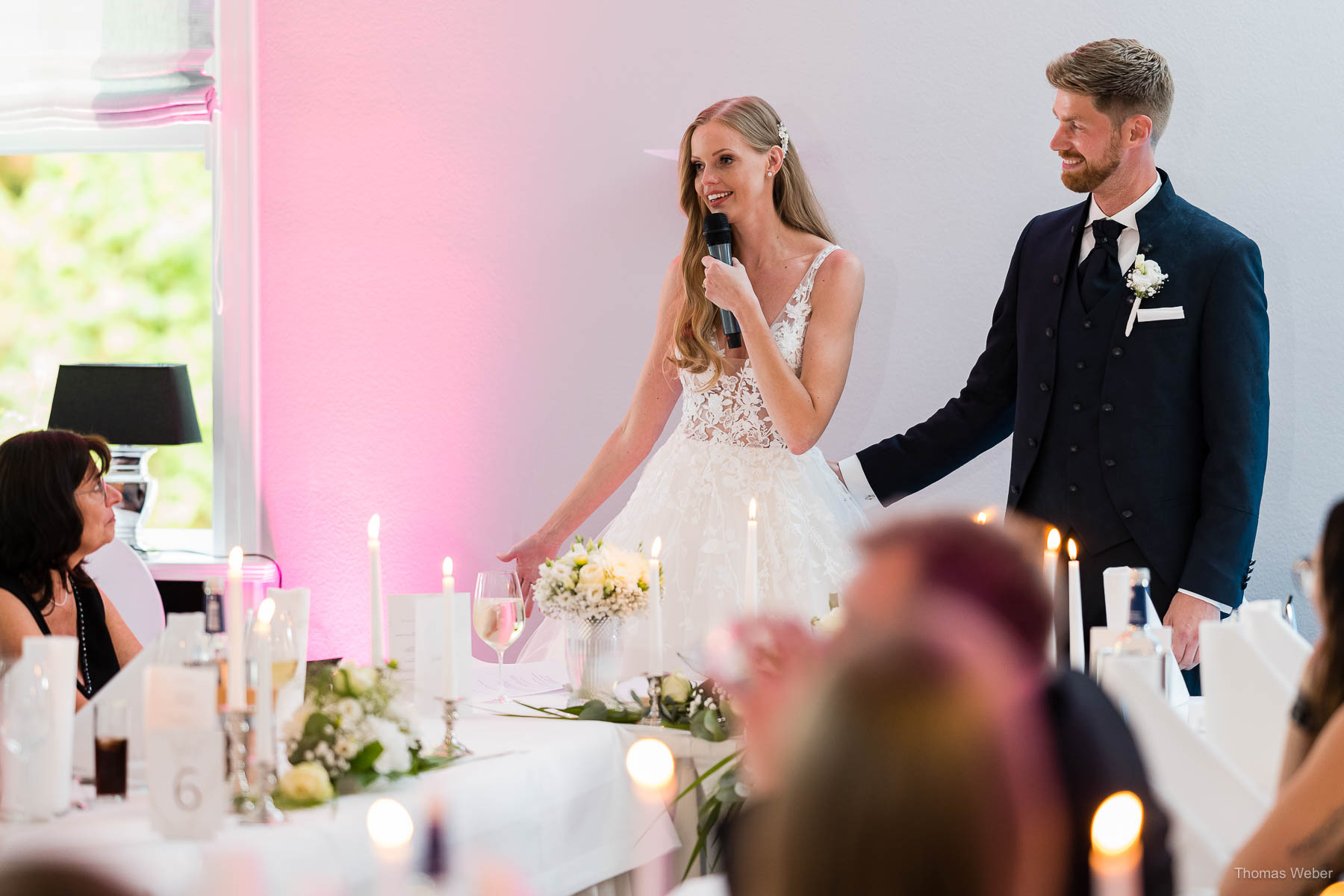 Hochzeitsessen im Landhaus Etzhorn Oldenburg, Hochzeitsfotograf Thomas Weber aus Oldenburg