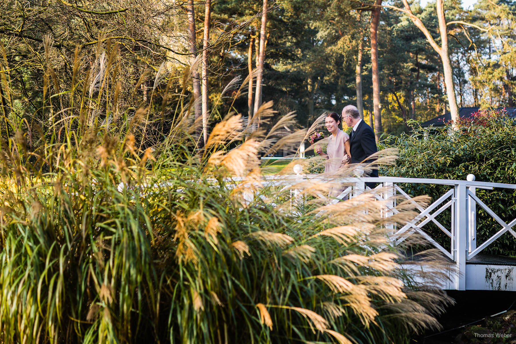 Ankunft der Braut auf dem Gut Sandheide, Thomas Weber, Hochzeitsfotograf Oldenburg