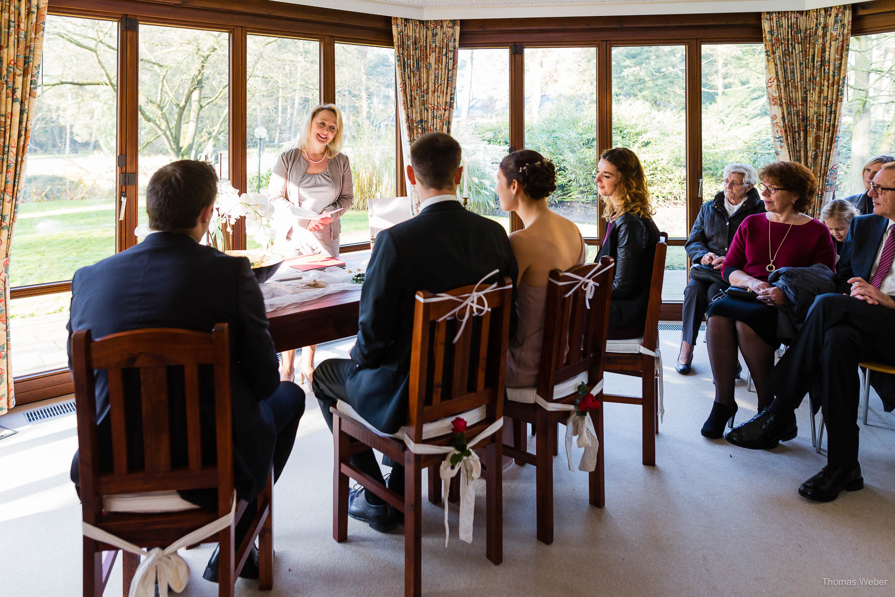 Standesamtliche Hochzeit im Japanischen Teehaus auf dem Gut Sandheide, Hochzeitsfotograf Thomas Weber aus Oldenburg