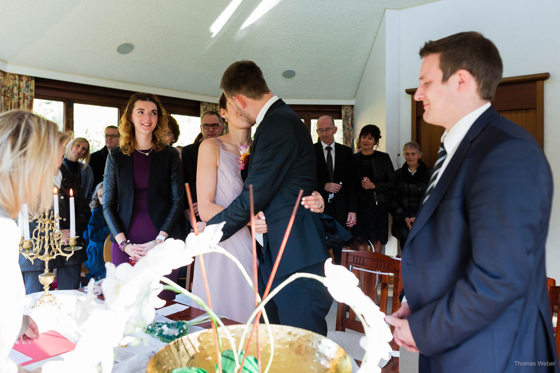 Standesamtliche Hochzeit im Japanischen Teehaus auf dem Gut Sandheide, Hochzeitsfotograf Thomas Weber aus Oldenburg