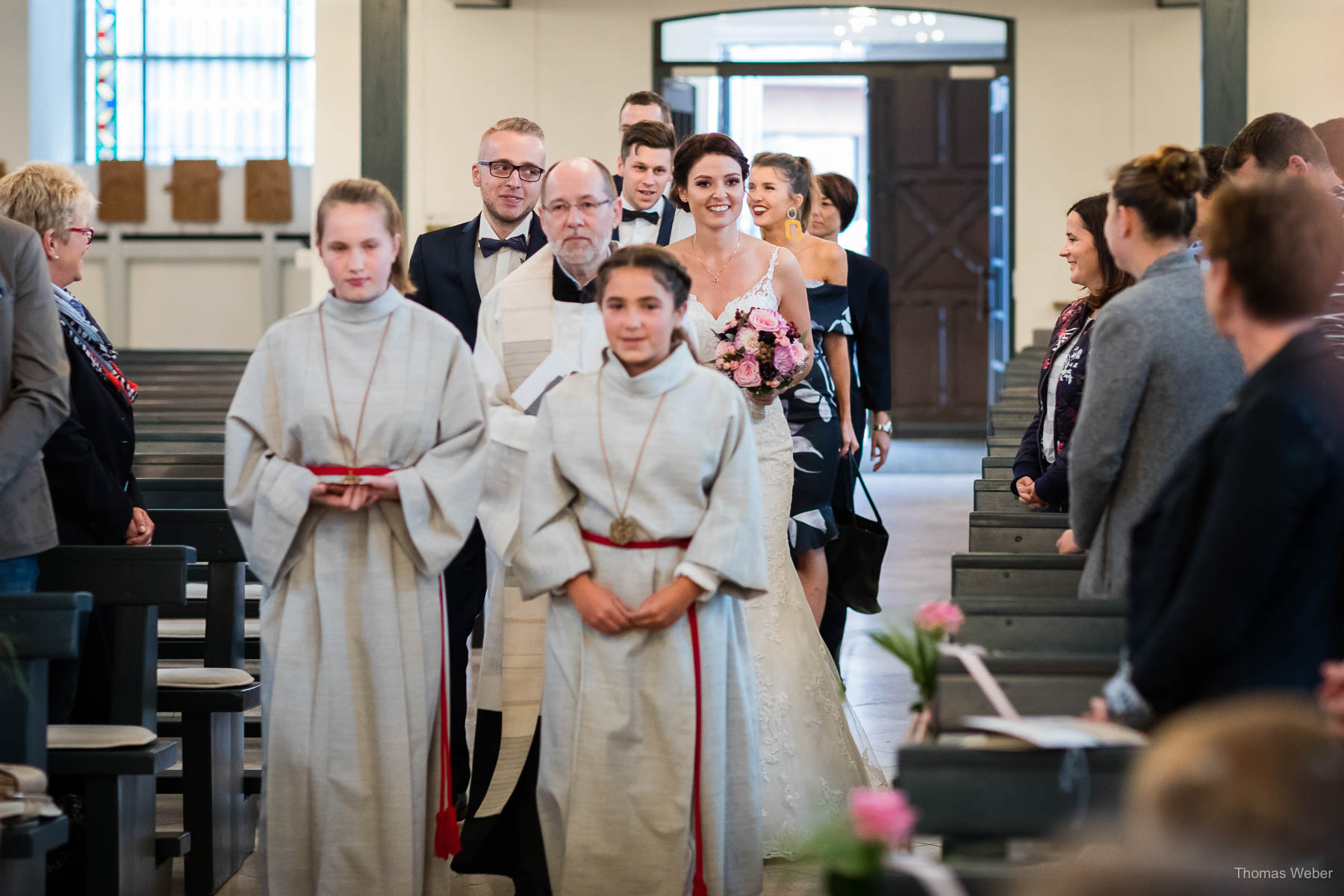 Kirchliche Hochzeit in Wildeshausen, Hochzeitsfotograf Wildeshausen, Thomas Weber