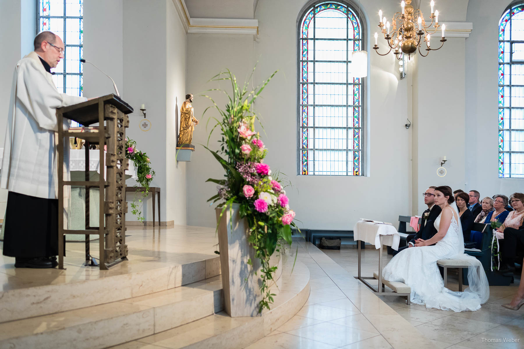 Kirchliche Hochzeit in Wildeshausen, Hochzeitsfotograf Wildeshausen, Thomas Weber