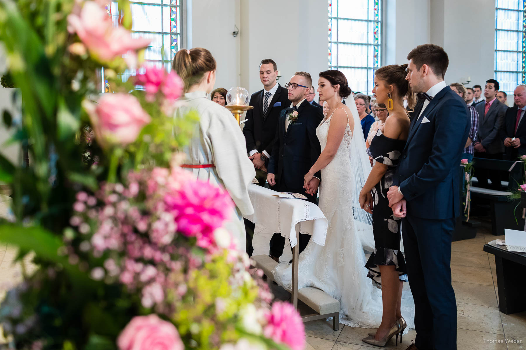 Kirchliche Hochzeit in Wildeshausen, Hochzeitsfotograf Wildeshausen, Thomas Weber