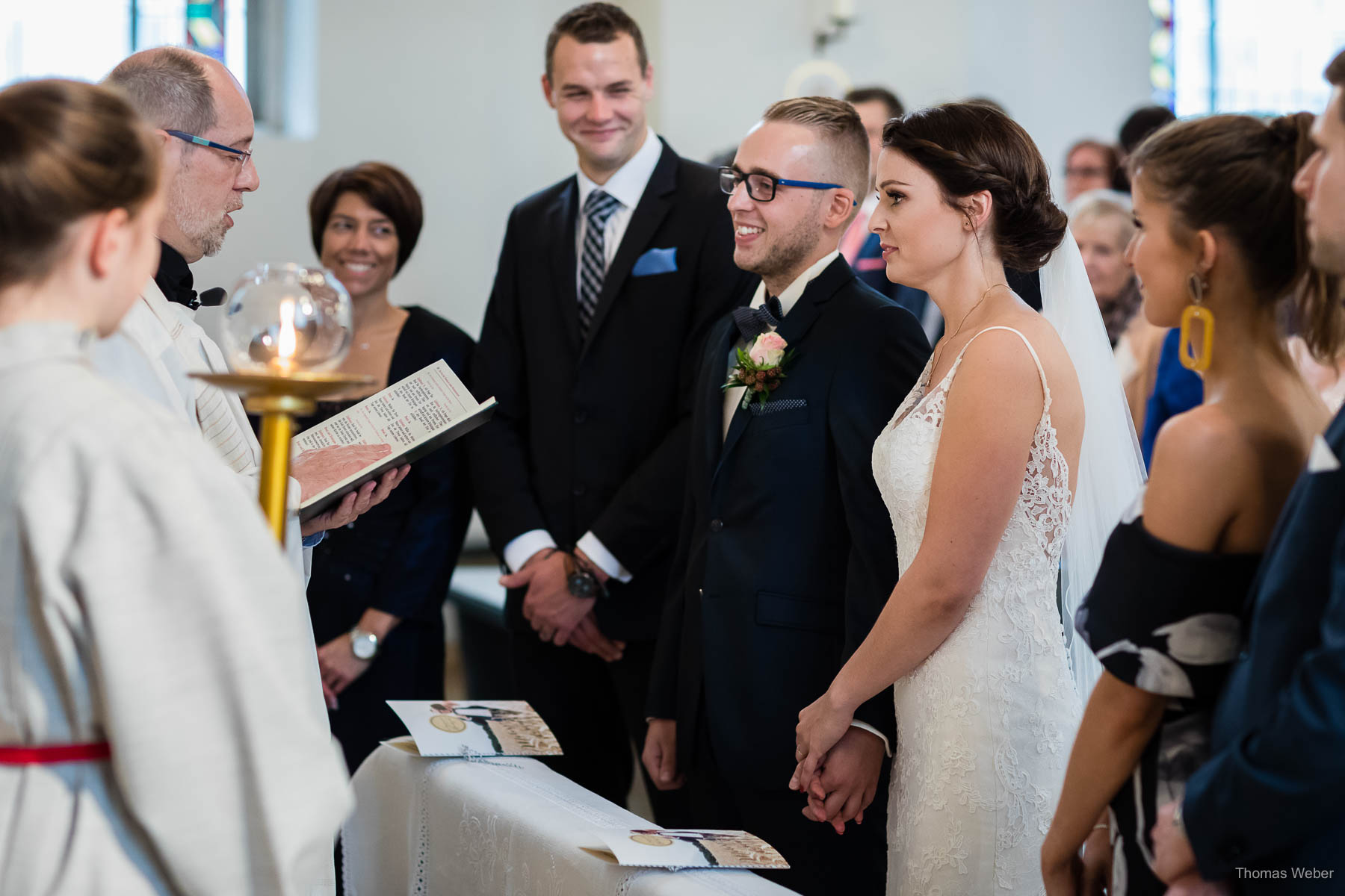 Kirchliche Hochzeit in Wildeshausen, Hochzeitsfotograf Wildeshausen, Thomas Weber
