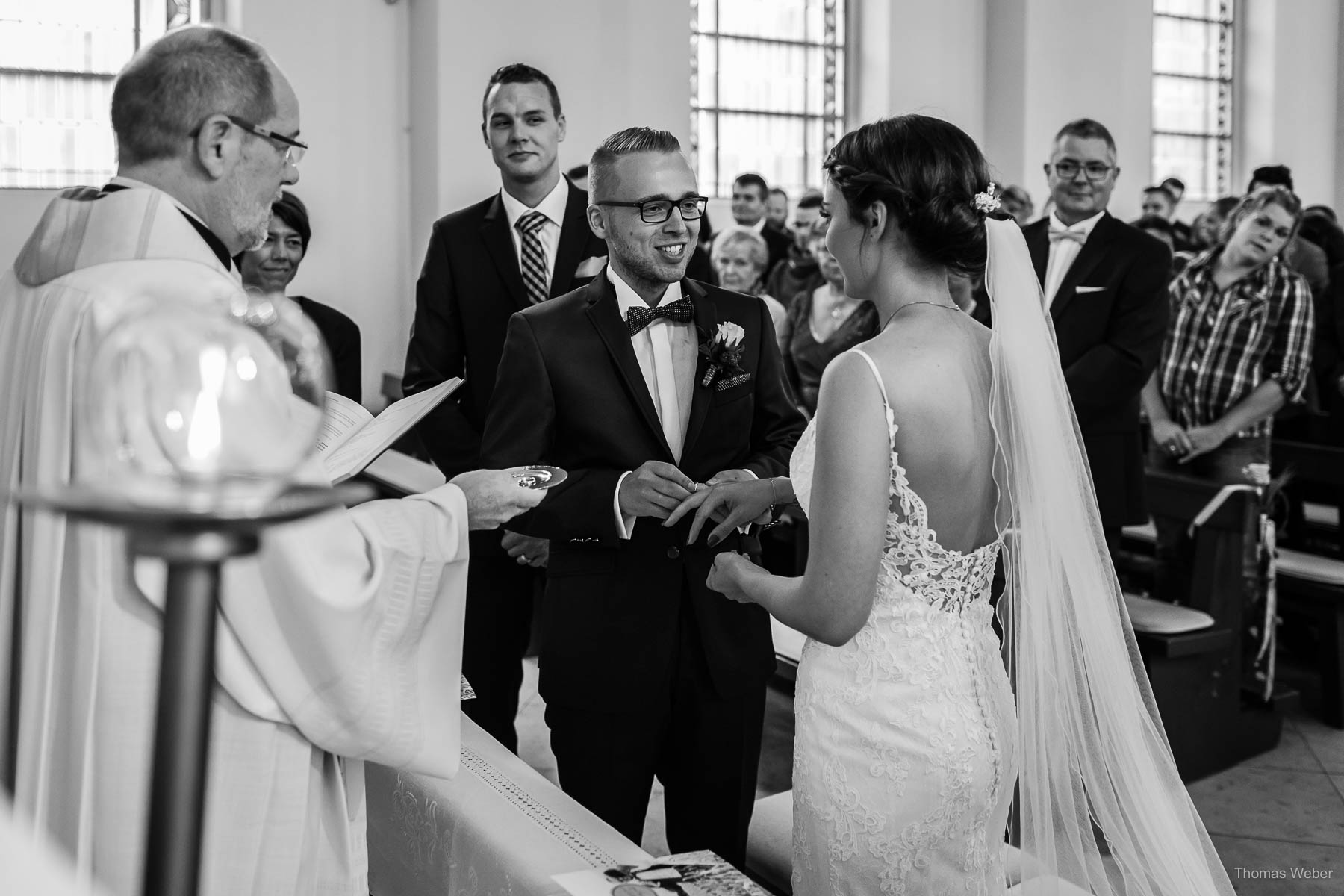 Kirchliche Hochzeit in Wildeshausen, Hochzeitsfotograf Wildeshausen, Thomas Weber