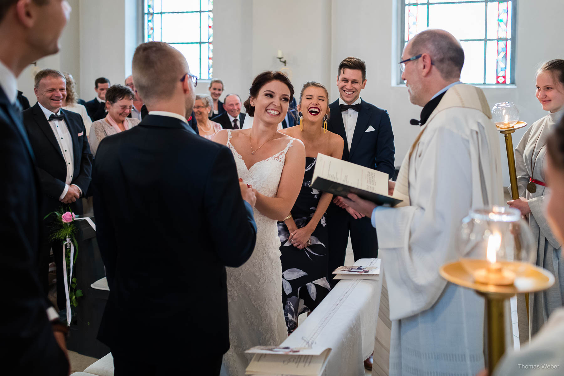 Kirchliche Hochzeit in Wildeshausen, Hochzeitsfotograf Wildeshausen, Thomas Weber