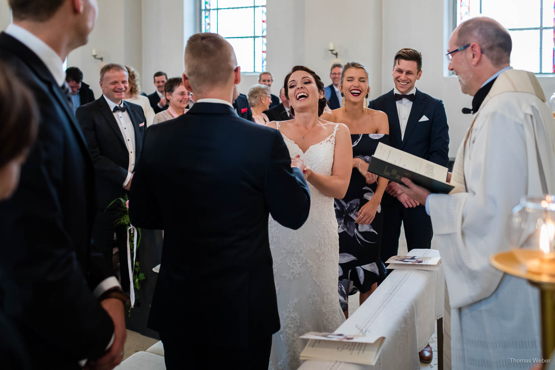 Kirchliche Hochzeit in Wildeshausen, Hochzeitsfotograf Wildeshausen, Thomas Weber