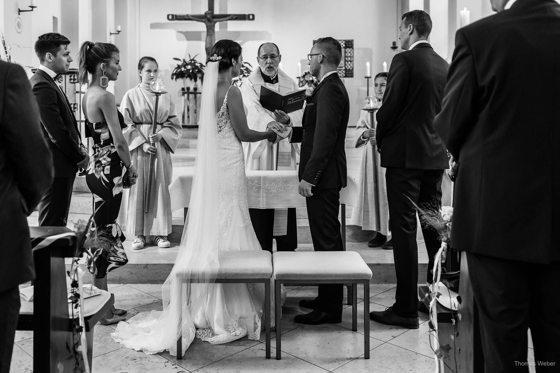 Kirchliche Hochzeit in Wildeshausen, Hochzeitsfotograf Wildeshausen, Thomas Weber