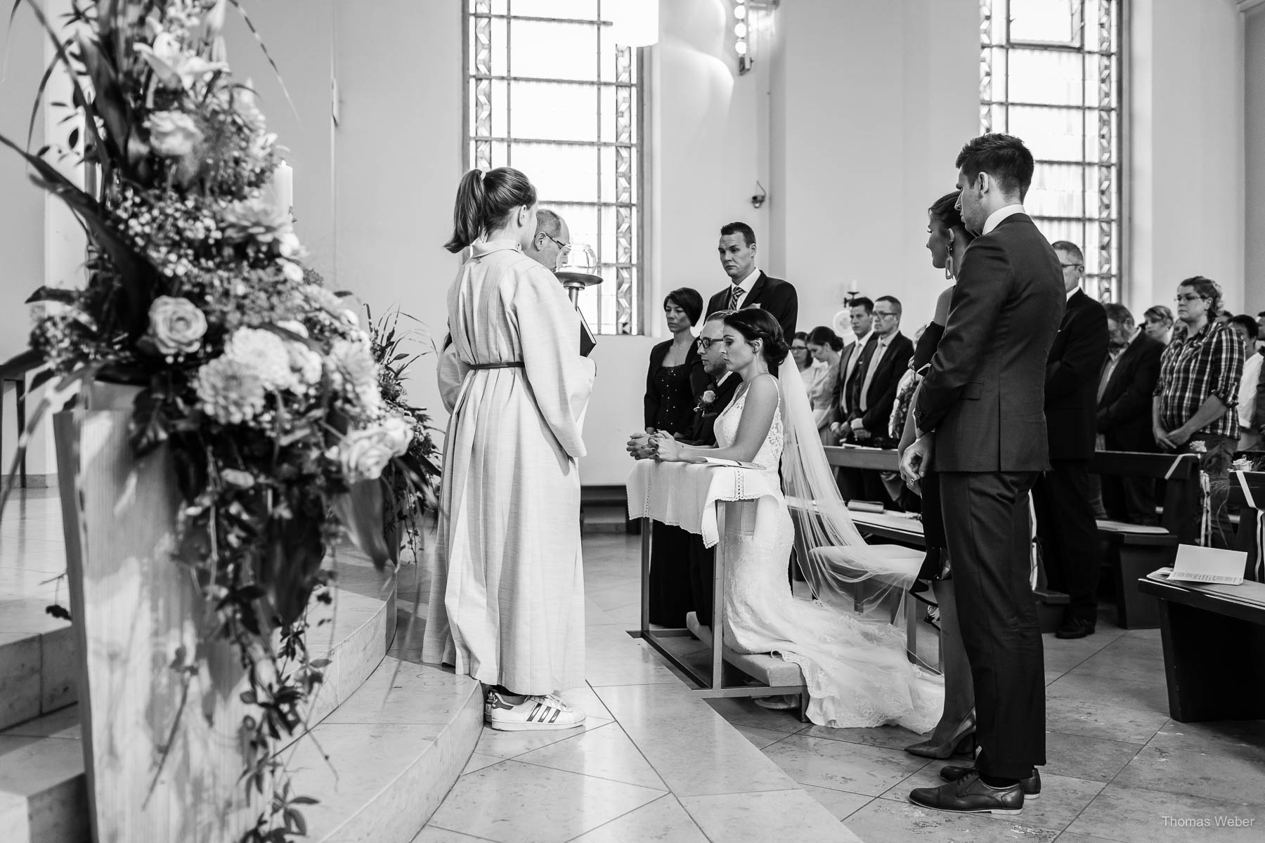 Kirchliche Hochzeit in Wildeshausen, Hochzeitsfotograf Wildeshausen, Thomas Weber