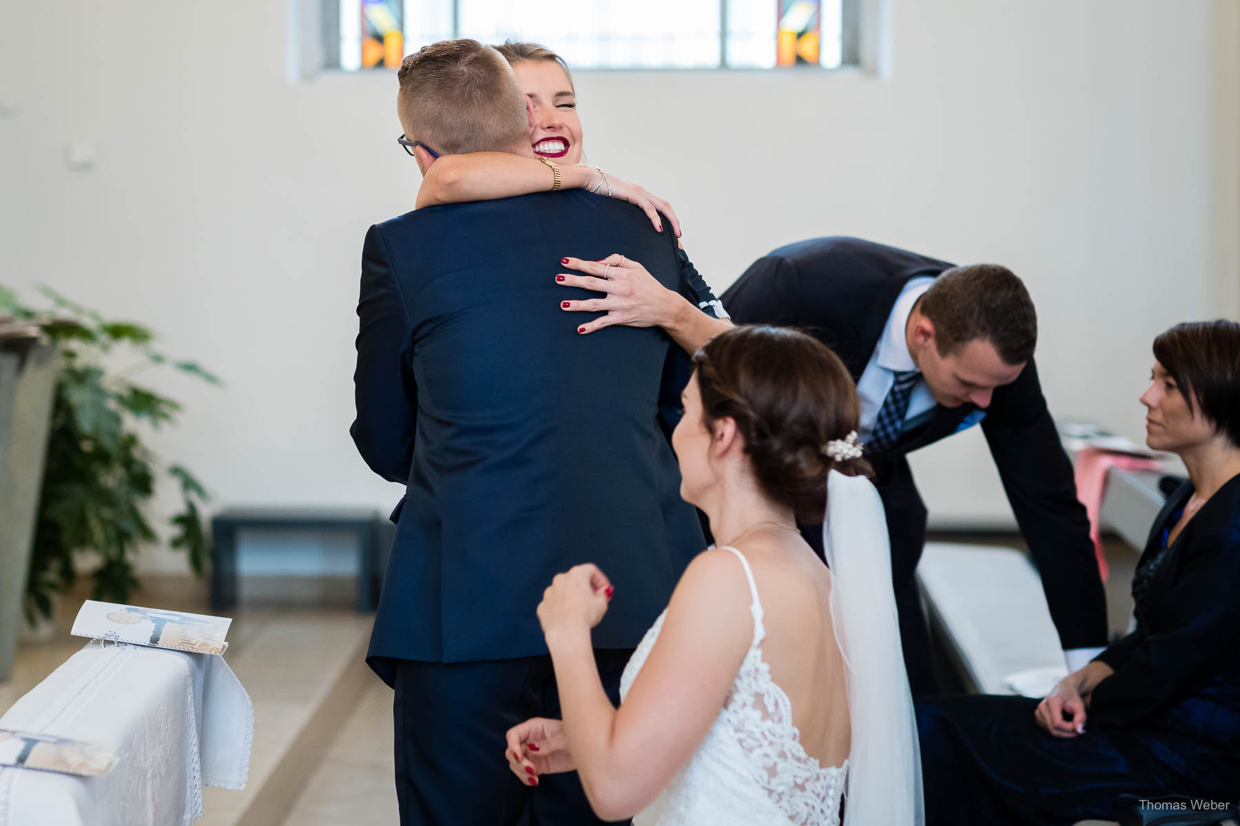 Kirchliche Hochzeit in Wildeshausen, Hochzeitsfotograf Wildeshausen, Thomas Weber