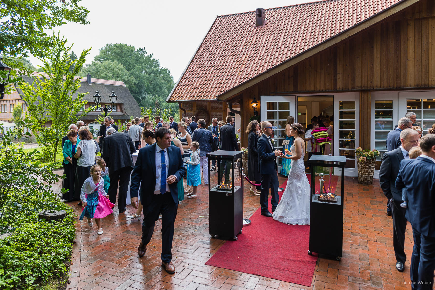 Hochzeitsempfang an der Bullmühle Visbek, Hochzeitsfotograf Thomas Weber