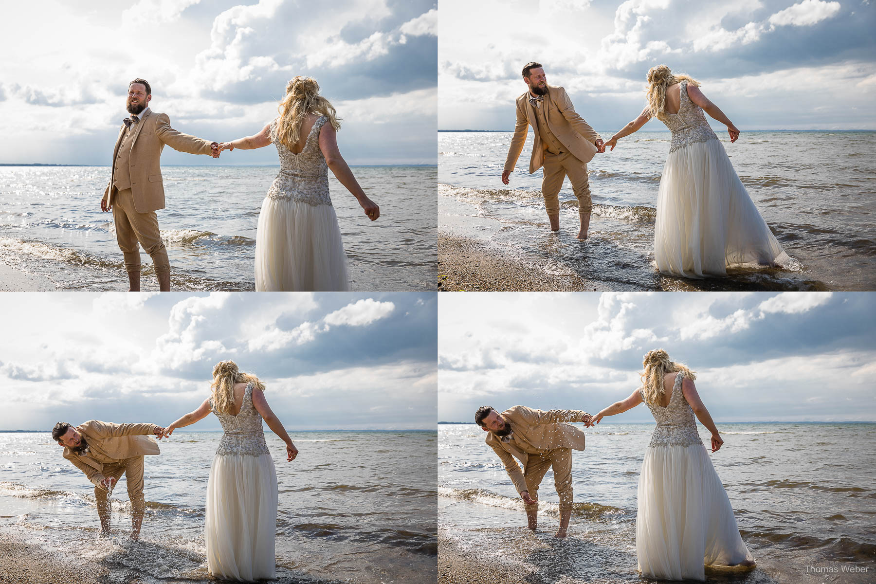 Strandhochzeit an der Ostsee, Hochzeitsfotograf Thomas Weber