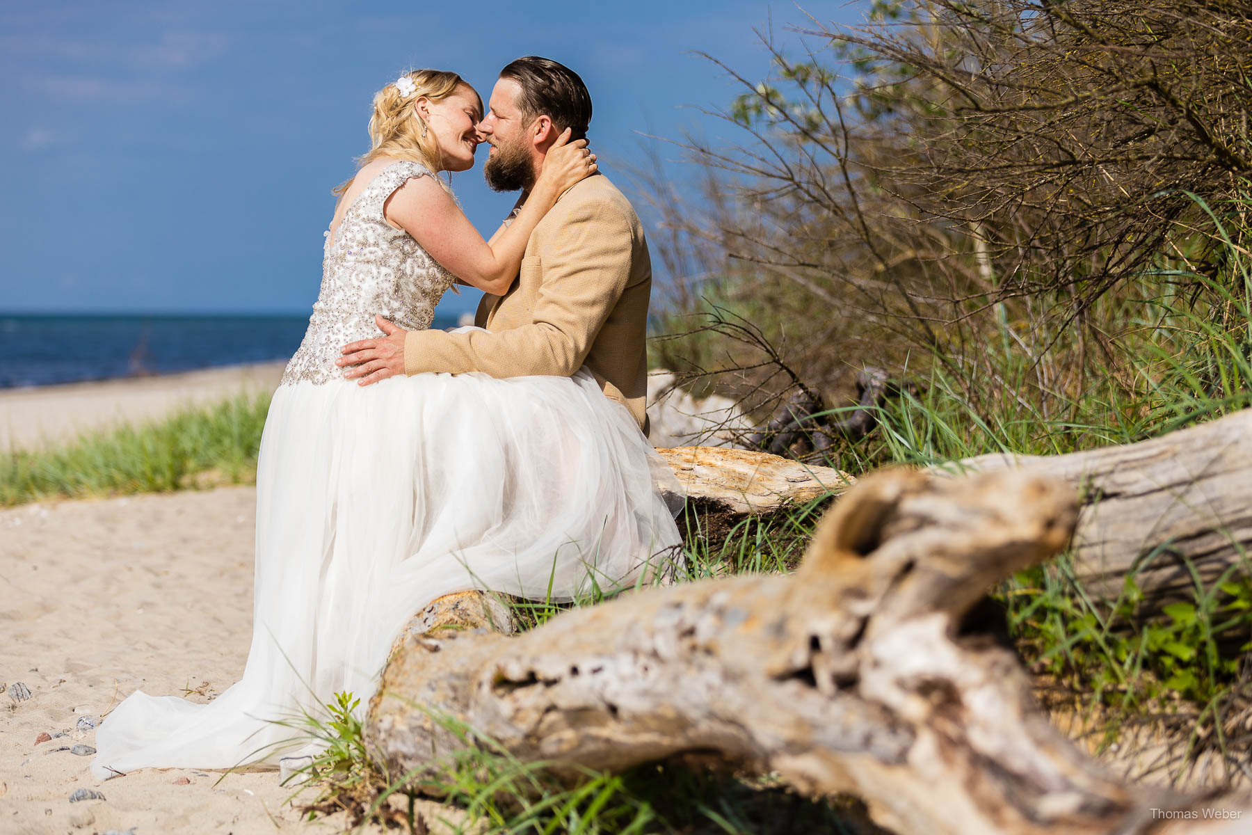 Strandhochzeit an der Ostsee, Hochzeitsfotograf Thomas Weber