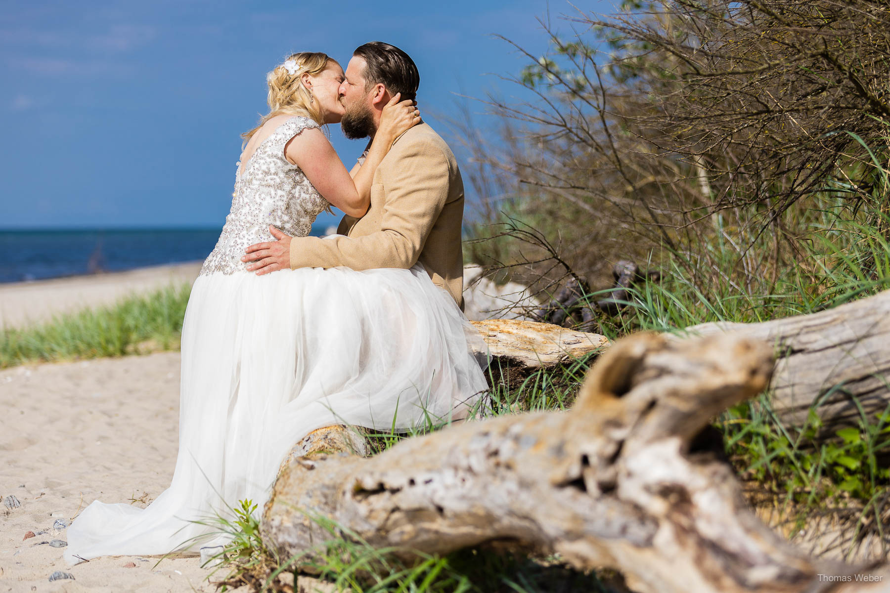 Strandhochzeit an der Ostsee, Hochzeitsfotograf Thomas Weber