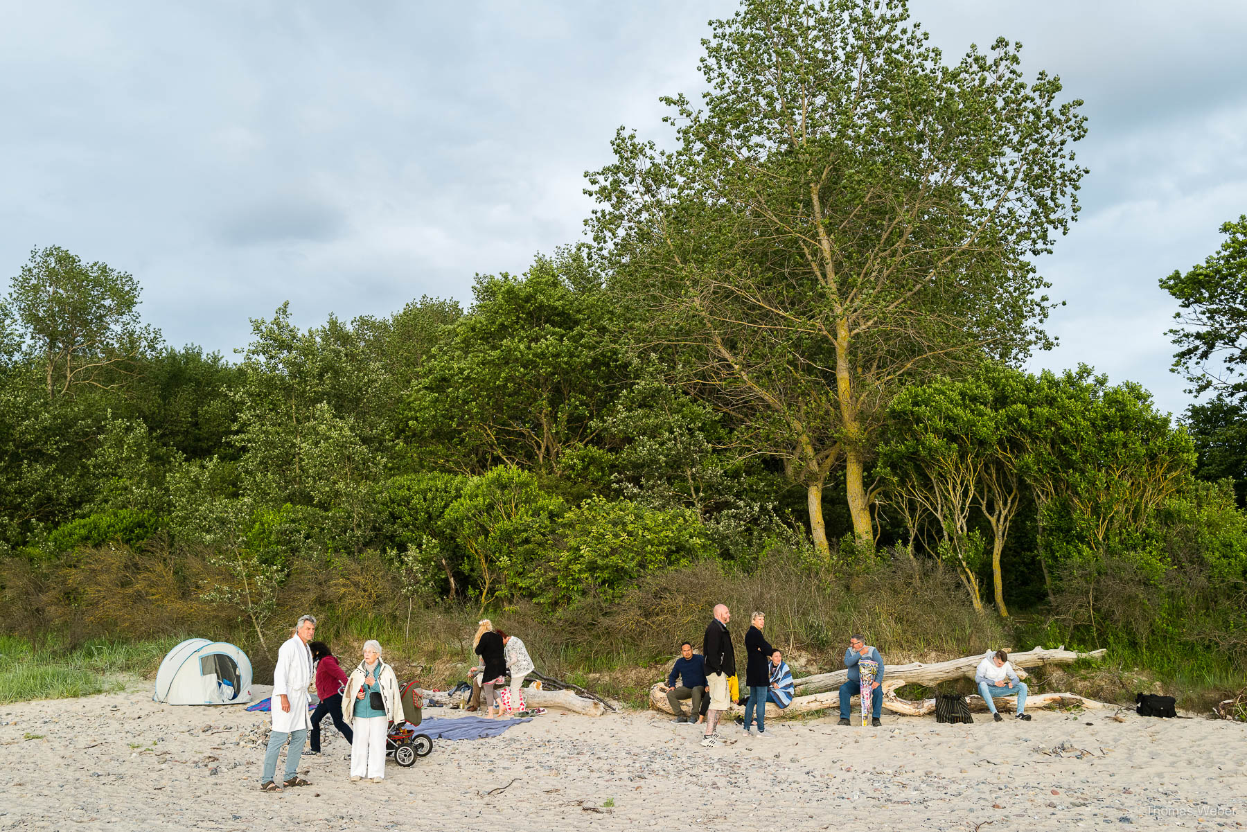 Hochzeitsfeier am Strand der Ostsee, Hochzeitsfotograf Thomas Weber