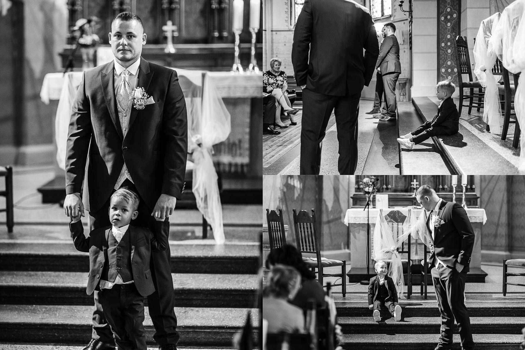Kirchliche Hochzeit in Bad Zwischenahn, Hochzeitsfotograf Bad Zwischenahn, Thomas Weber