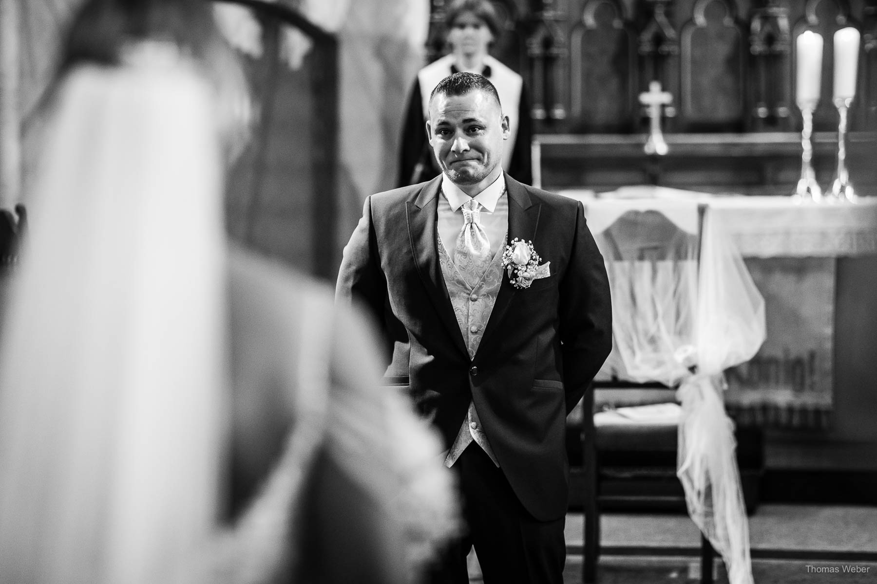 Kirchliche Hochzeit in Bad Zwischenahn, Hochzeitsfotograf Bad Zwischenahn, Thomas Weber