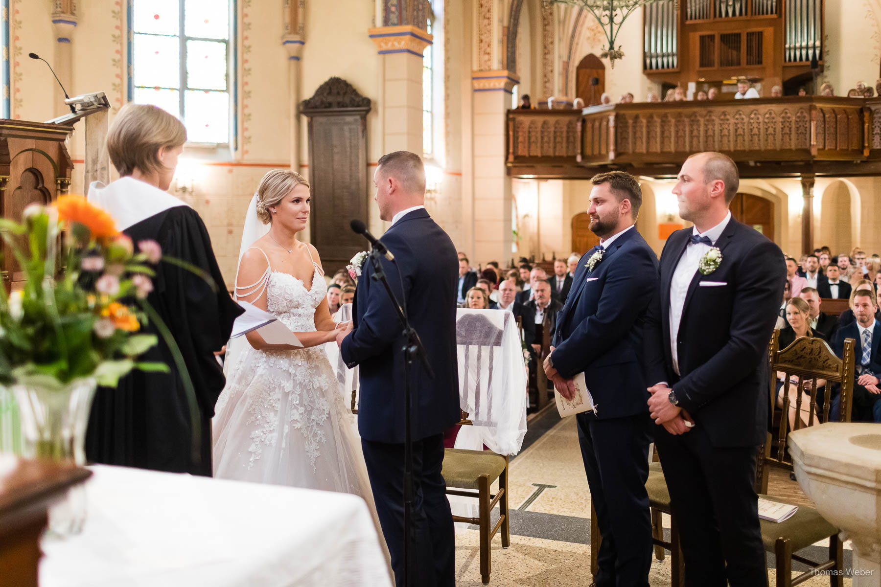 Kirchliche Hochzeit in Bad Zwischenahn, Hochzeitsfotograf Bad Zwischenahn, Thomas Weber