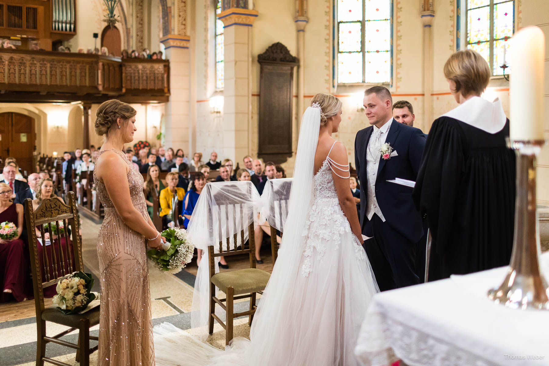 Kirchliche Hochzeit in Bad Zwischenahn, Hochzeitsfotograf Bad Zwischenahn, Thomas Weber