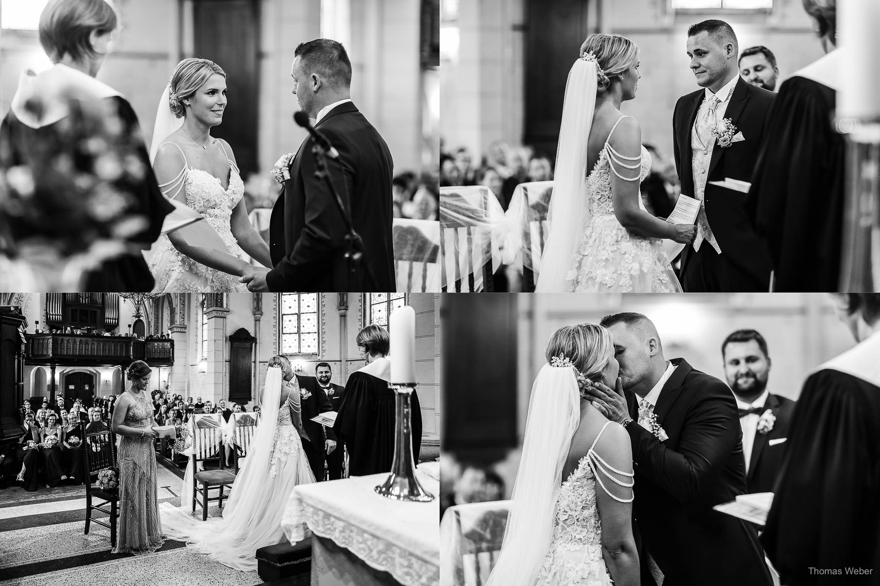 Kirchliche Hochzeit in Bad Zwischenahn, Hochzeitsfotograf Bad Zwischenahn, Thomas Weber