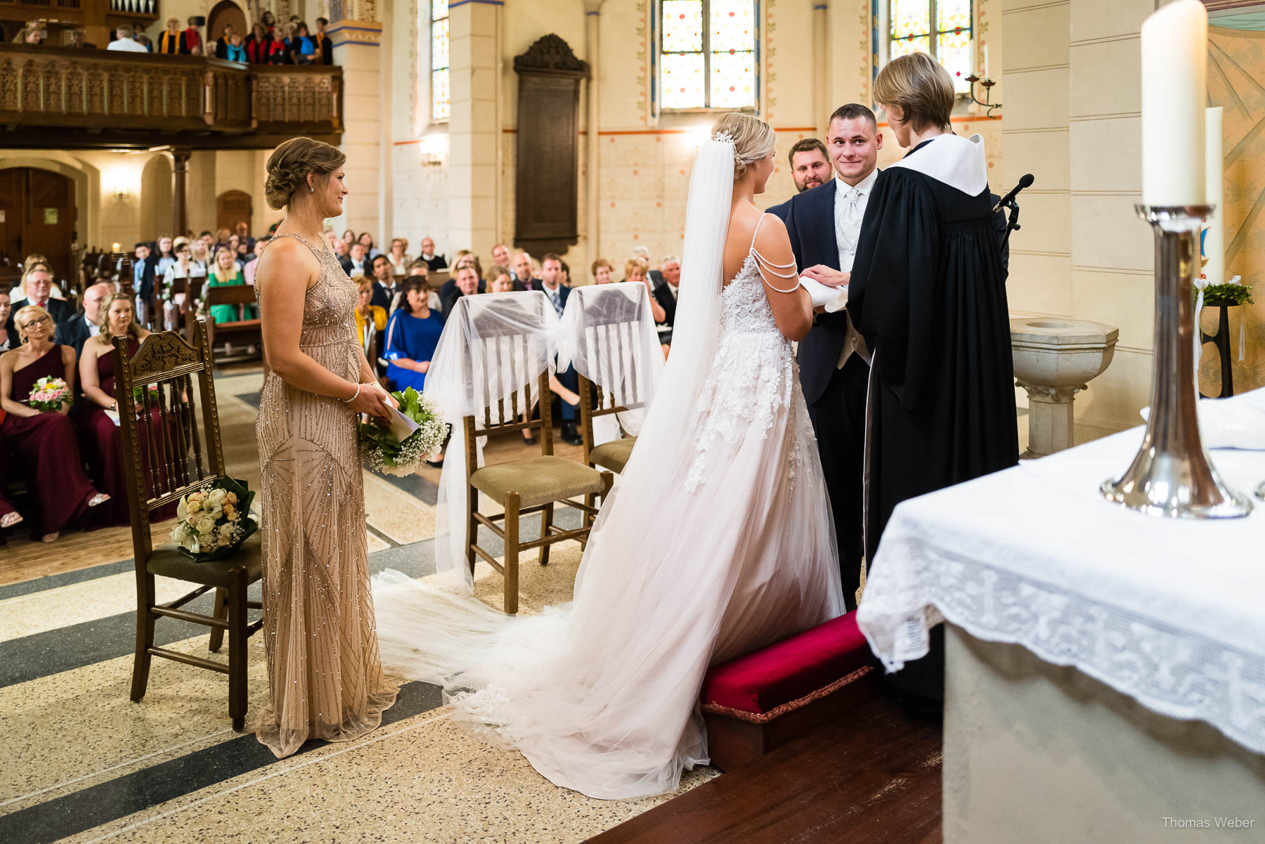 Kirchliche Hochzeit in Bad Zwischenahn, Hochzeitsfotograf Bad Zwischenahn, Thomas Weber