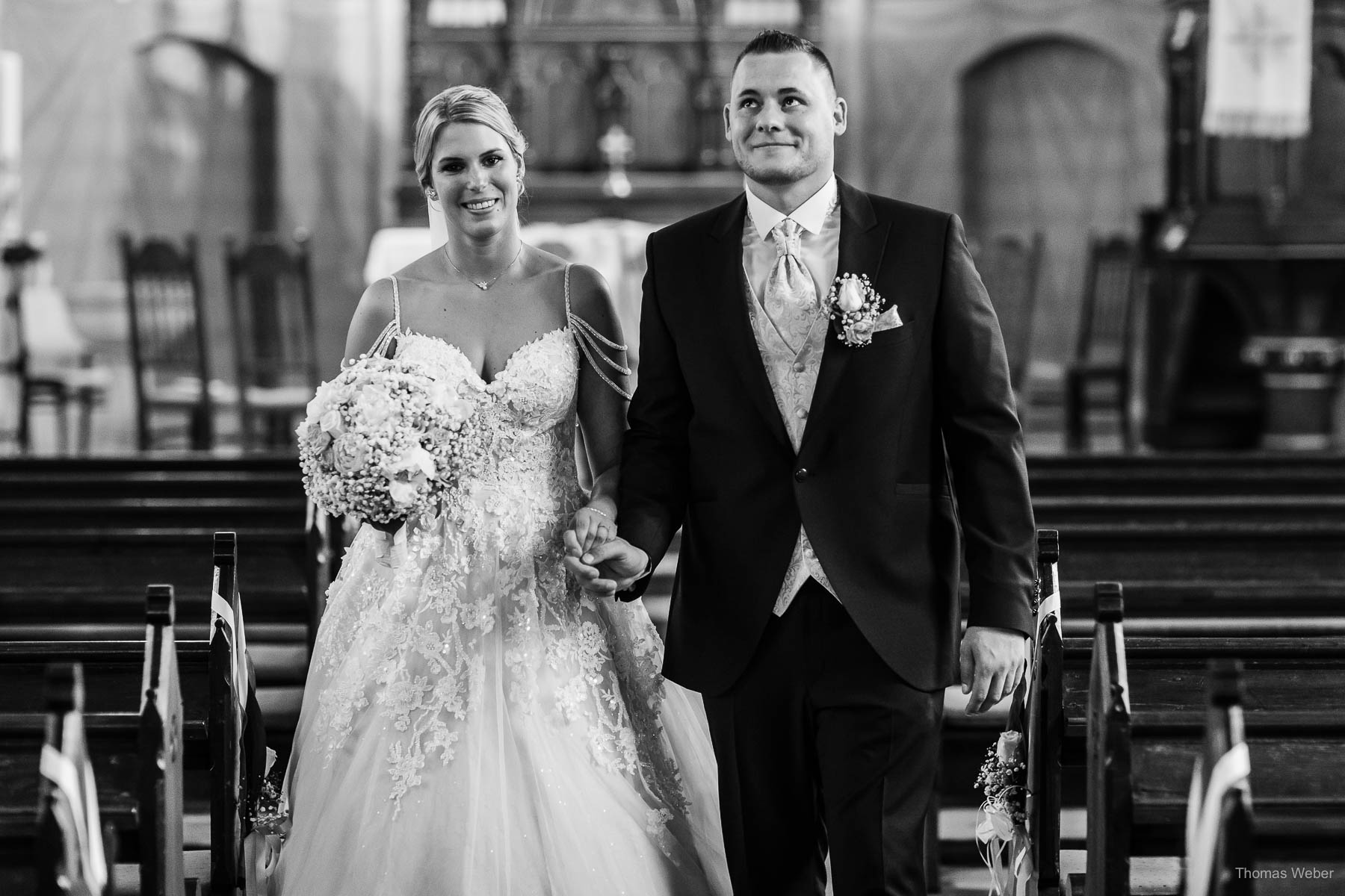 Kirchliche Hochzeit in Bad Zwischenahn, Hochzeitsfotograf Bad Zwischenahn, Thomas Weber