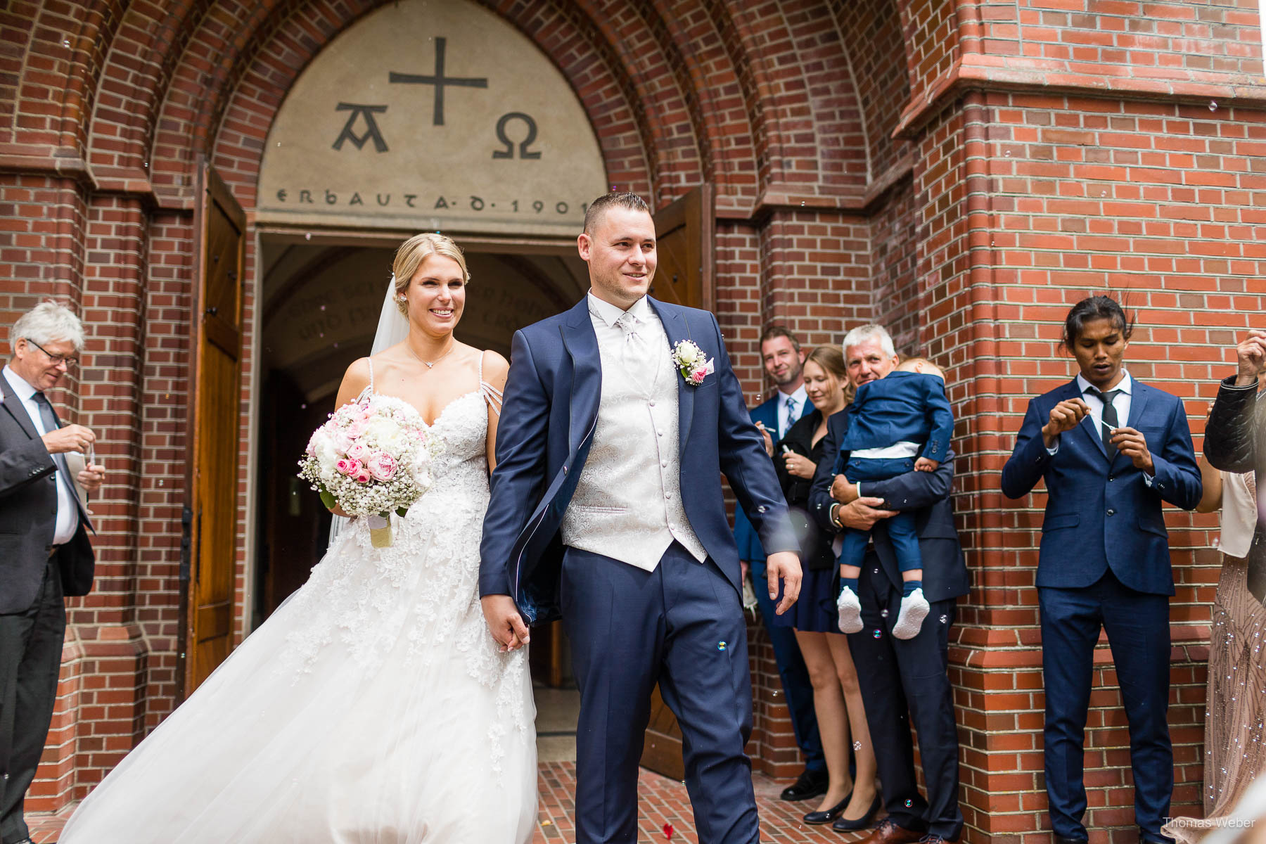 Kirchliche Hochzeit in Bad Zwischenahn, Hochzeitsfotograf Bad Zwischenahn, Thomas Weber