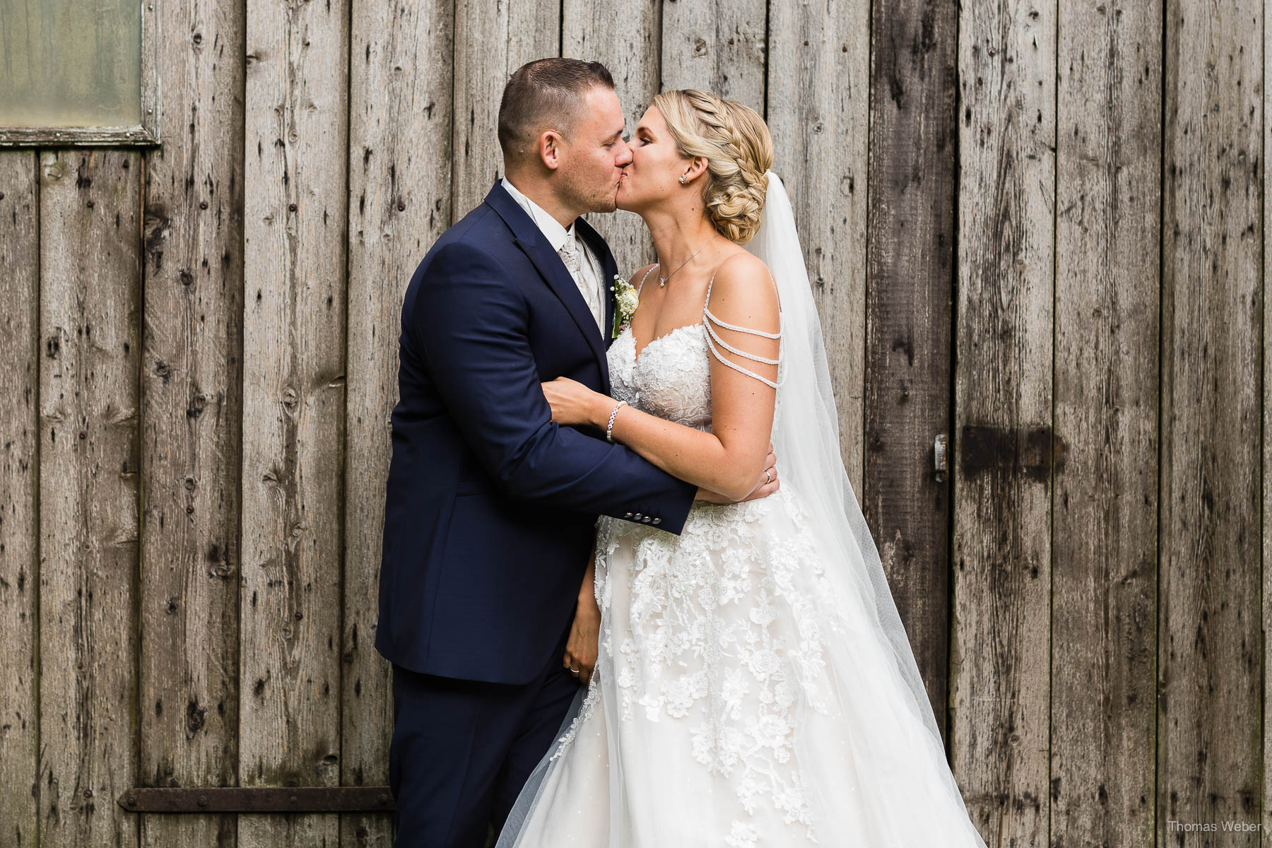 Hochzeitsfotos des Brautpaares in Bad Zwischenahn, Oldenburg und Rastede, Hochzeitsfotograf Thomas Weber